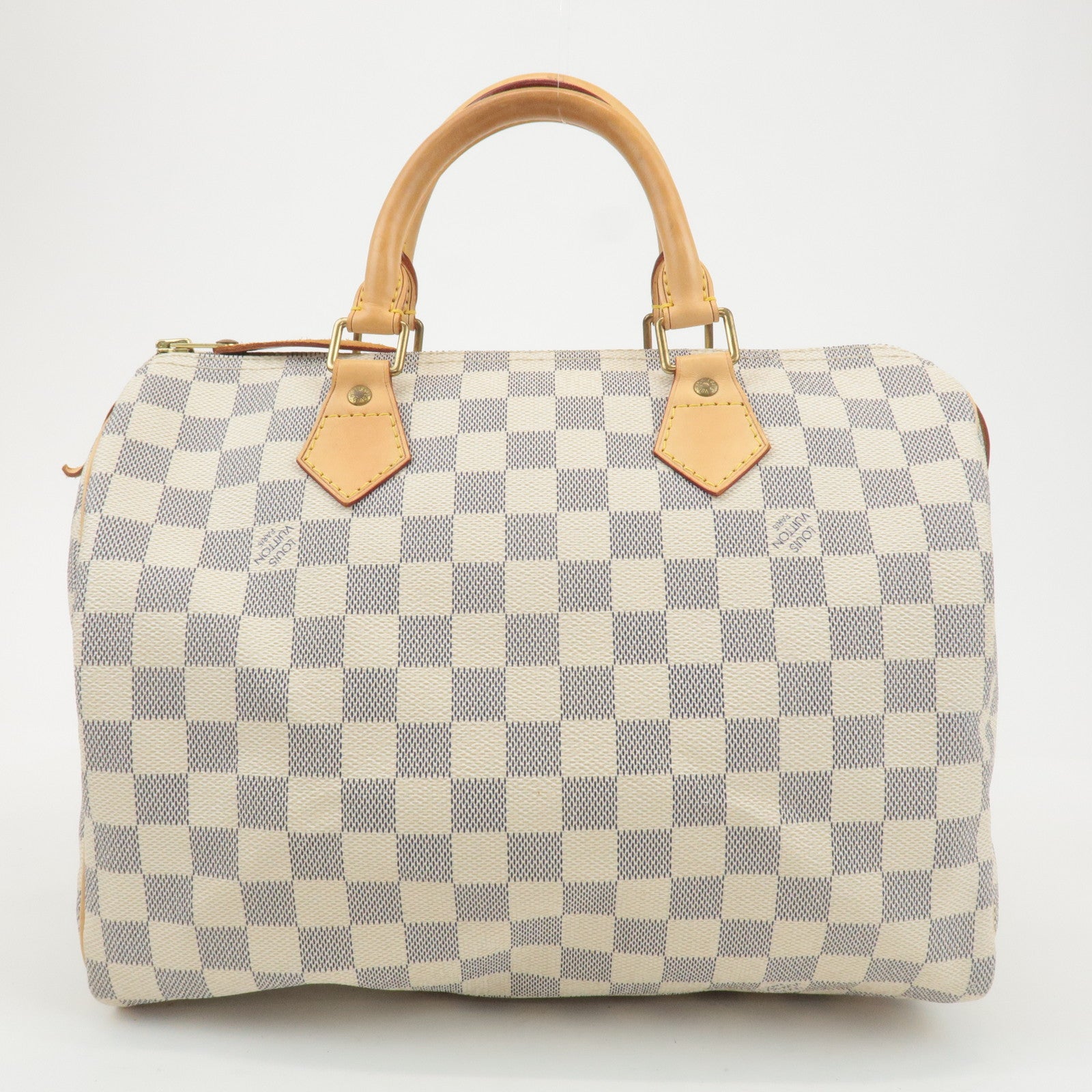 Louis Vuitton Damier Azur Speedy 30 Boston Hand Bag N41533