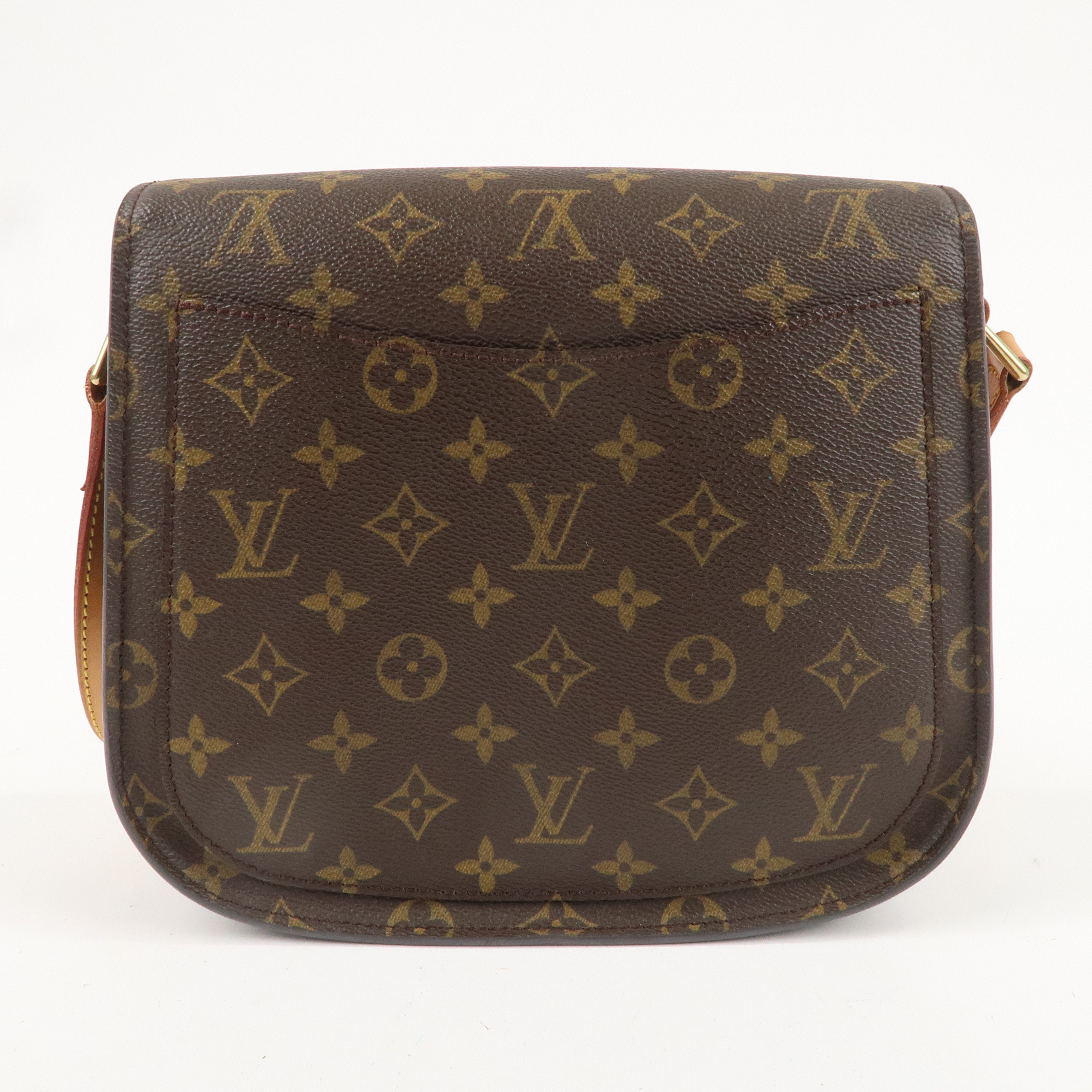 Louis Vuitton Monogram Saint Cloud GM Shoulder Bag Brown M51242