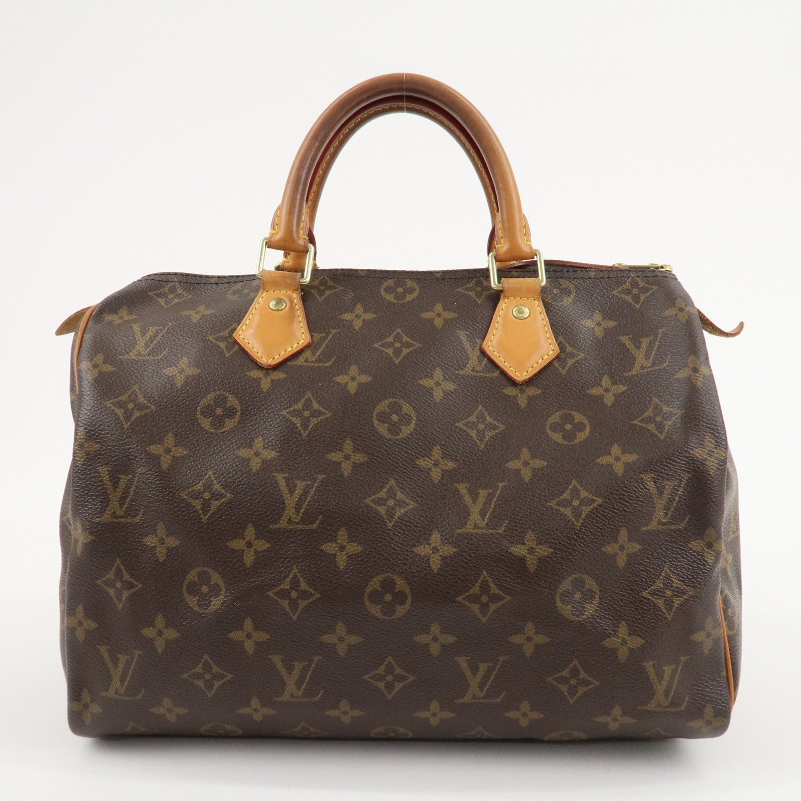 Louis Vuitton Monogram Speedy 30 Hand Bag Boston Bag M41108 Used