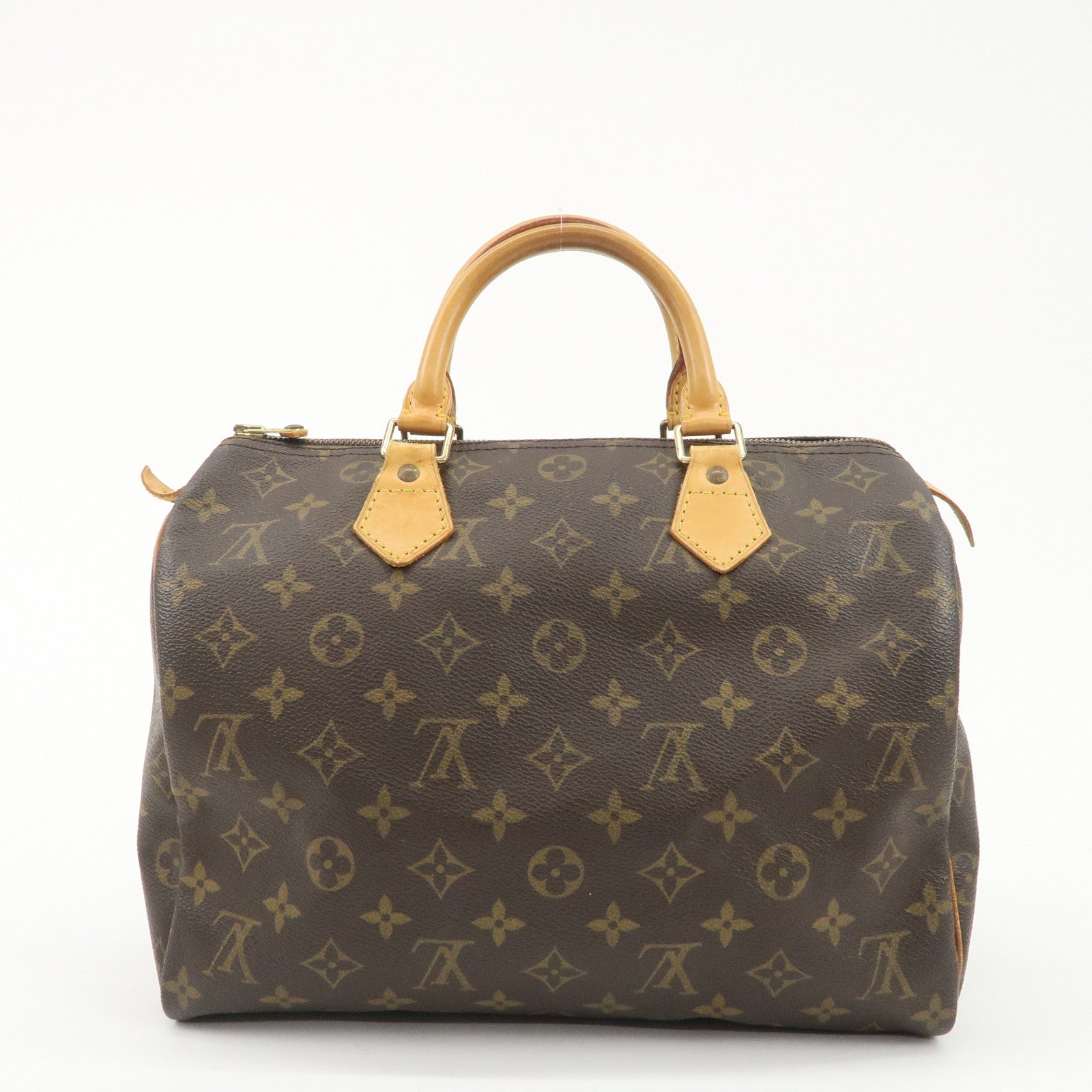 Louis Vuitton Monogram Speedy 30 Hand Bag Boston Bag M41526 Used