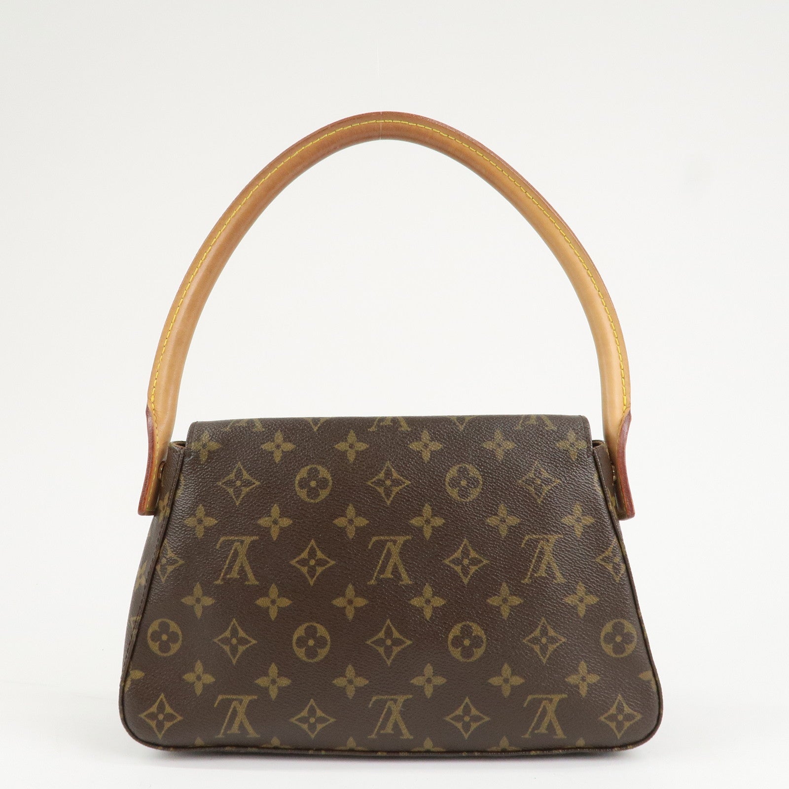 Louis Vuitton Monogram Mini Looping Shoulder Bag Hand Bag M51147 Used