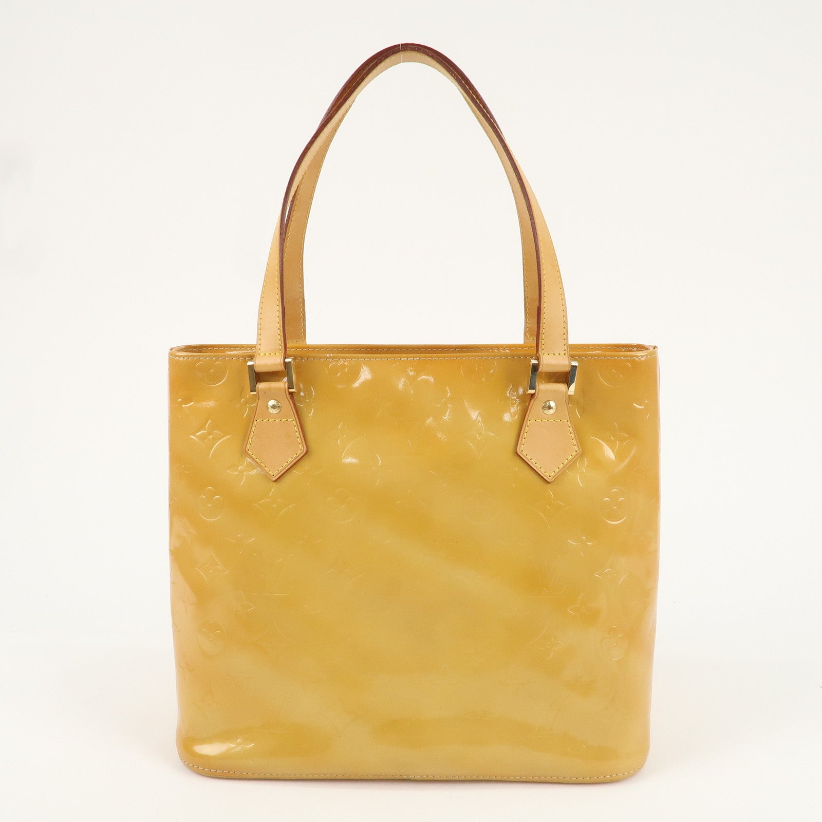 Louis Vuitton Monogram Vernis Houston Tote Bag Beige M91004