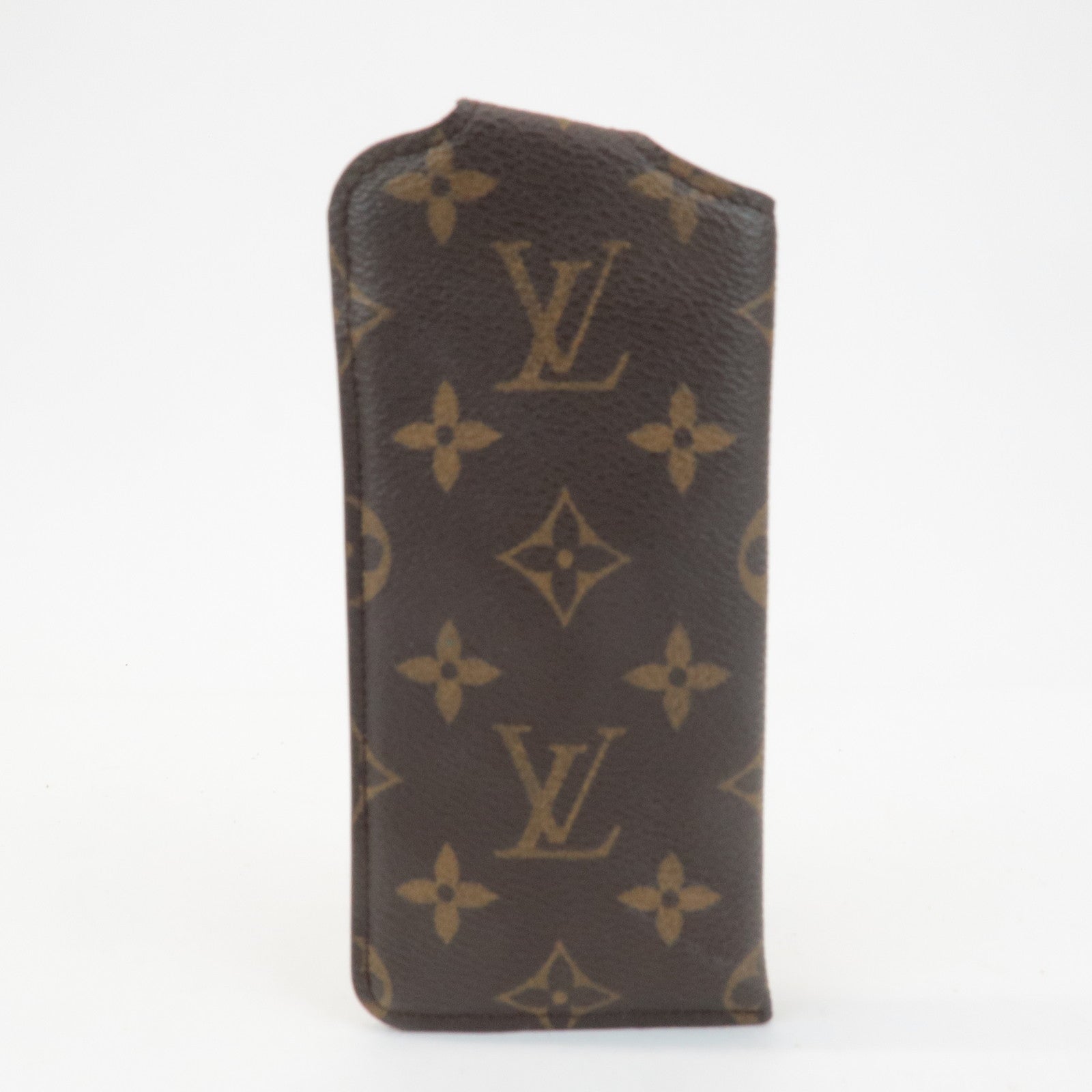 Louis Vuitton Monogram etui a lunettes PM Glasses Case M66545 Used