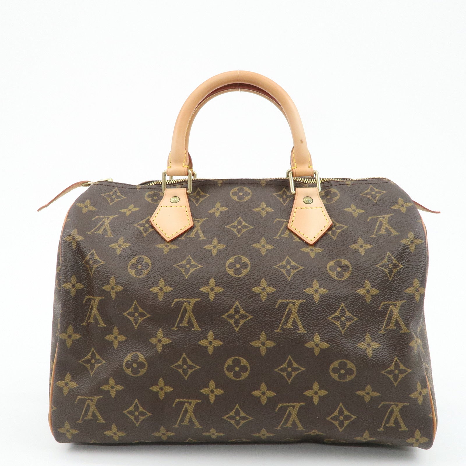 Louis Vuitton Monogram Speedy 30 Hand Bag Boston Bag M41526 Used