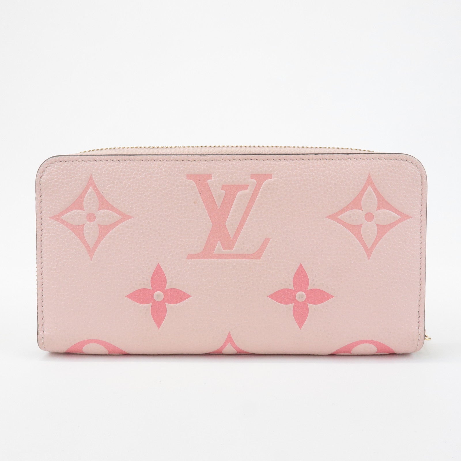 Louis Vuitton Monogram Empreinte Zippy Wallet Rose M80403 Used