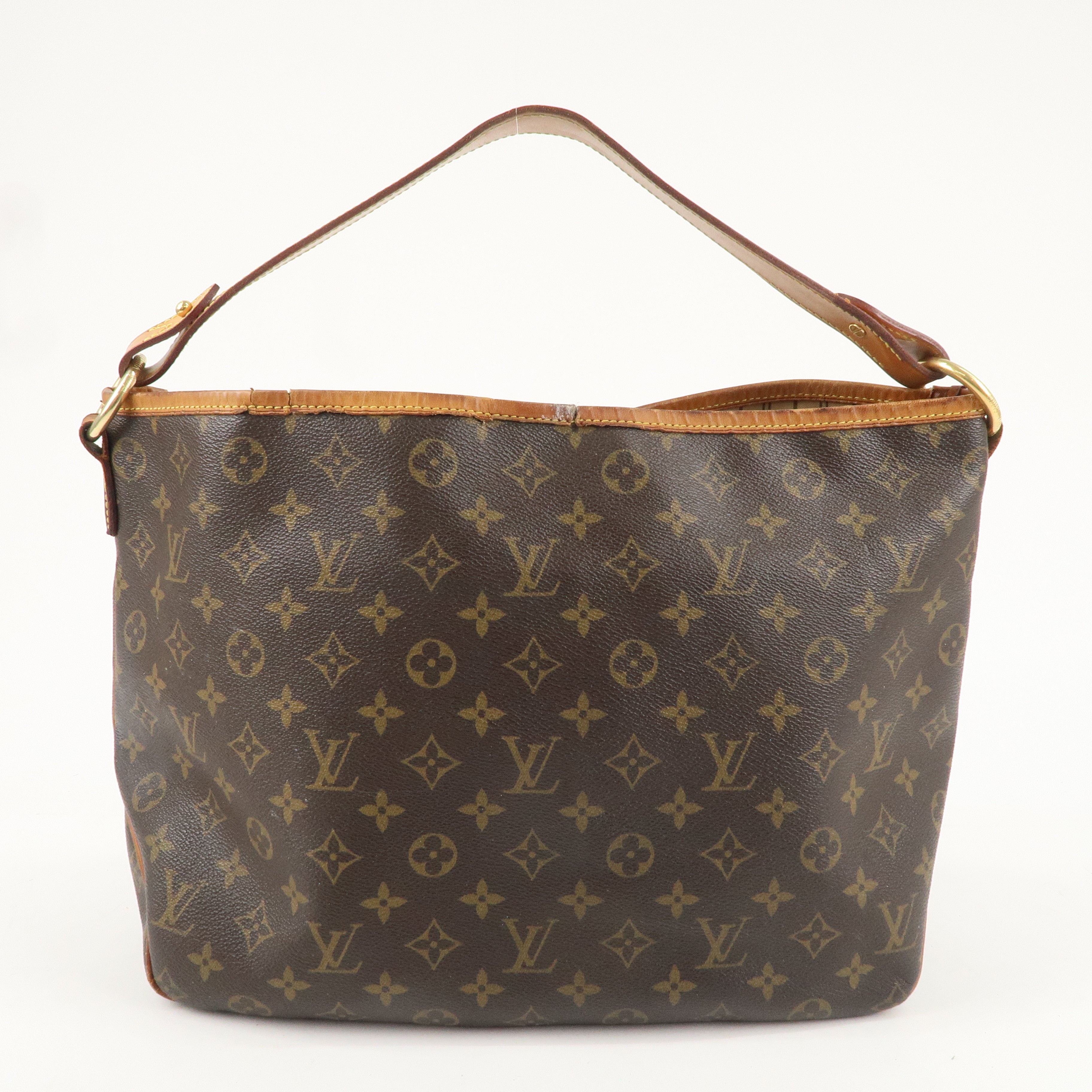 Louis Vuitton Monogram Delightful PM Shoulder Brown Bag M40352