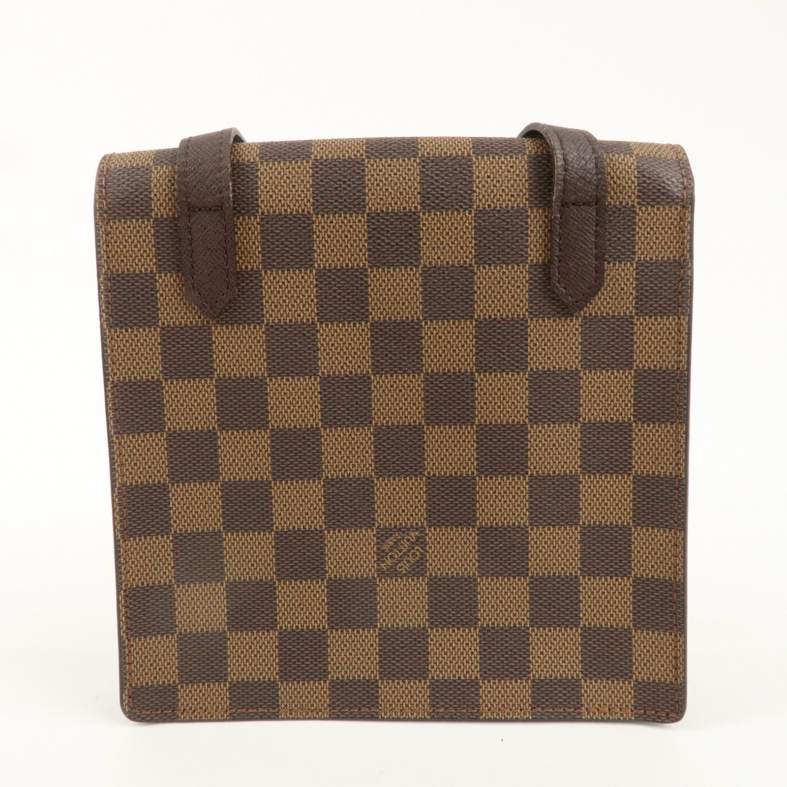 Louis Vuitton Damier Ebene Pimlico Shoulder Bag Brown N45272