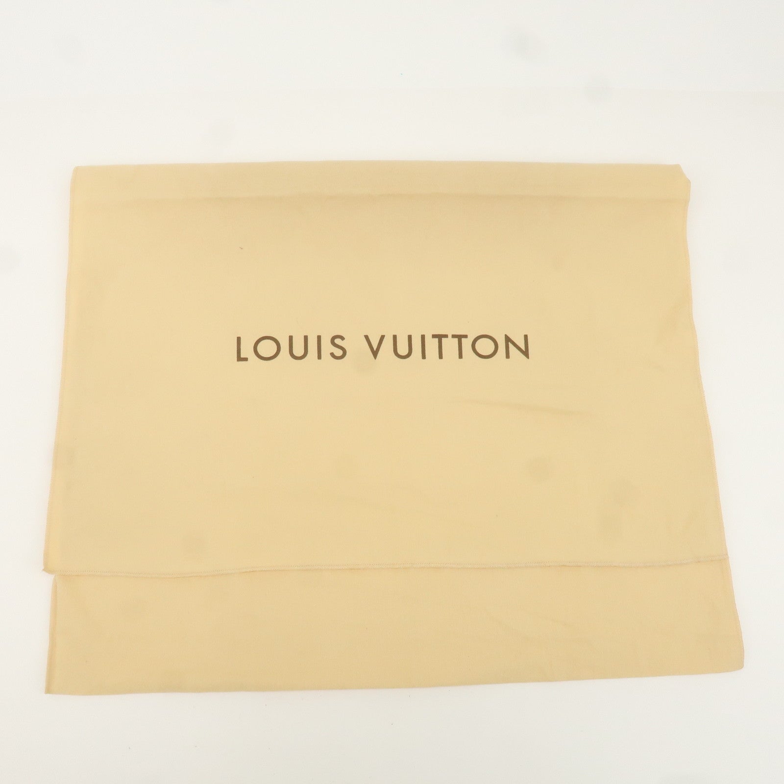 Louis Vuitton Set of 10 Dust Bag Storage Bag Flap Beige