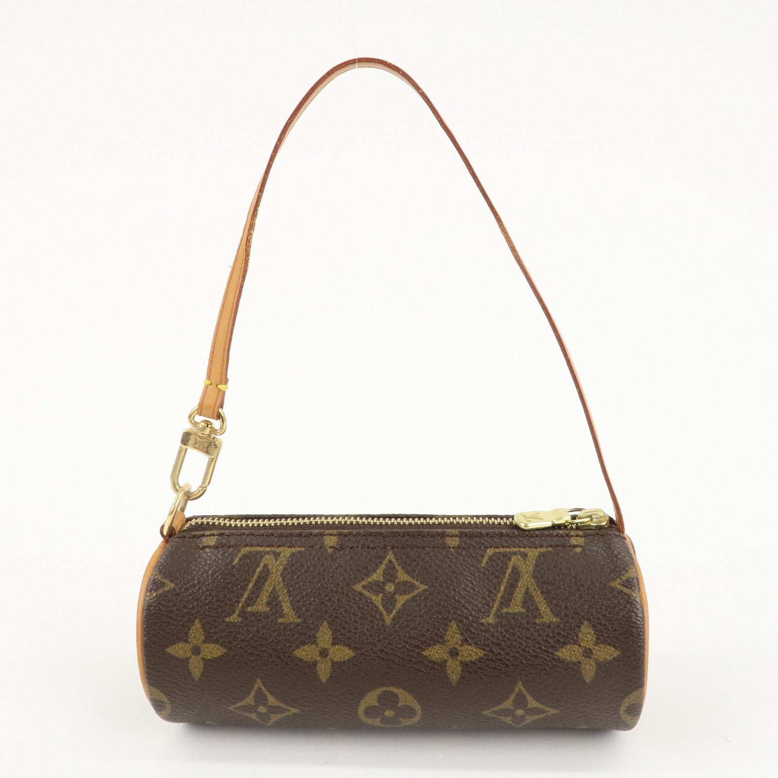 Louis Vuitton Monogram Mini Pouch for Papillon Bag New Style Brown Used