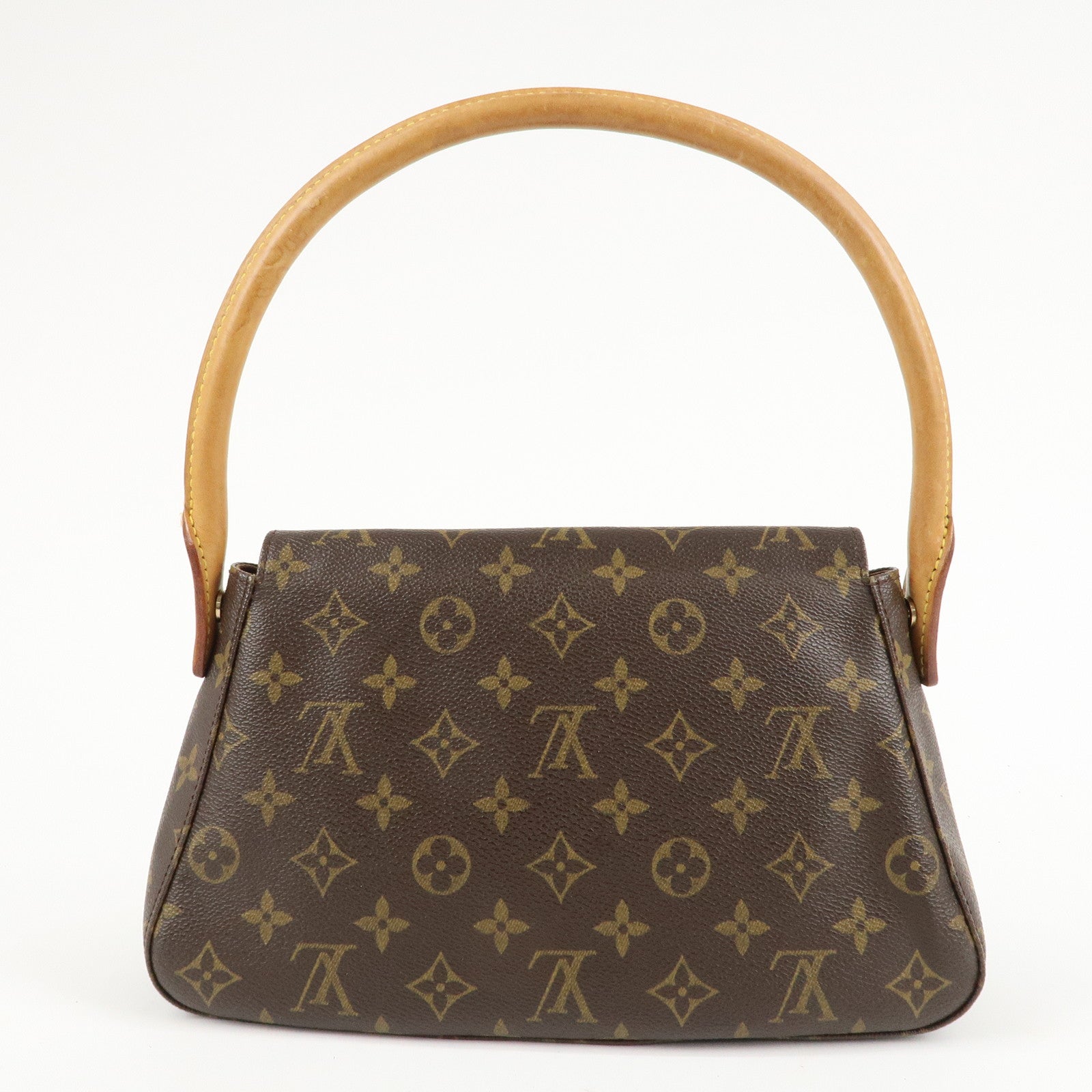 Louis Vuitton Monogram Mini Looping Shoulder Bag Hand Bag M51147 Used