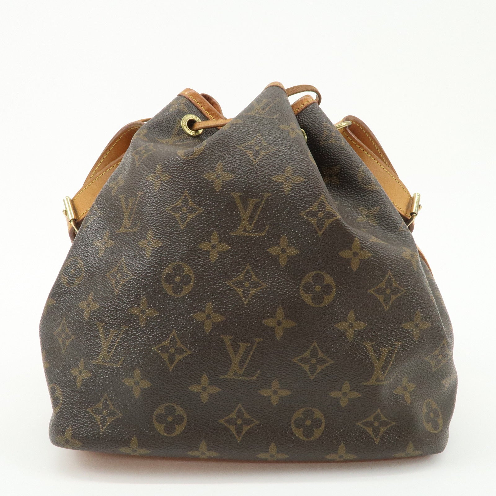 Louis Vuitton Monogram Petit Noe Shoulder Bag Brown M42226