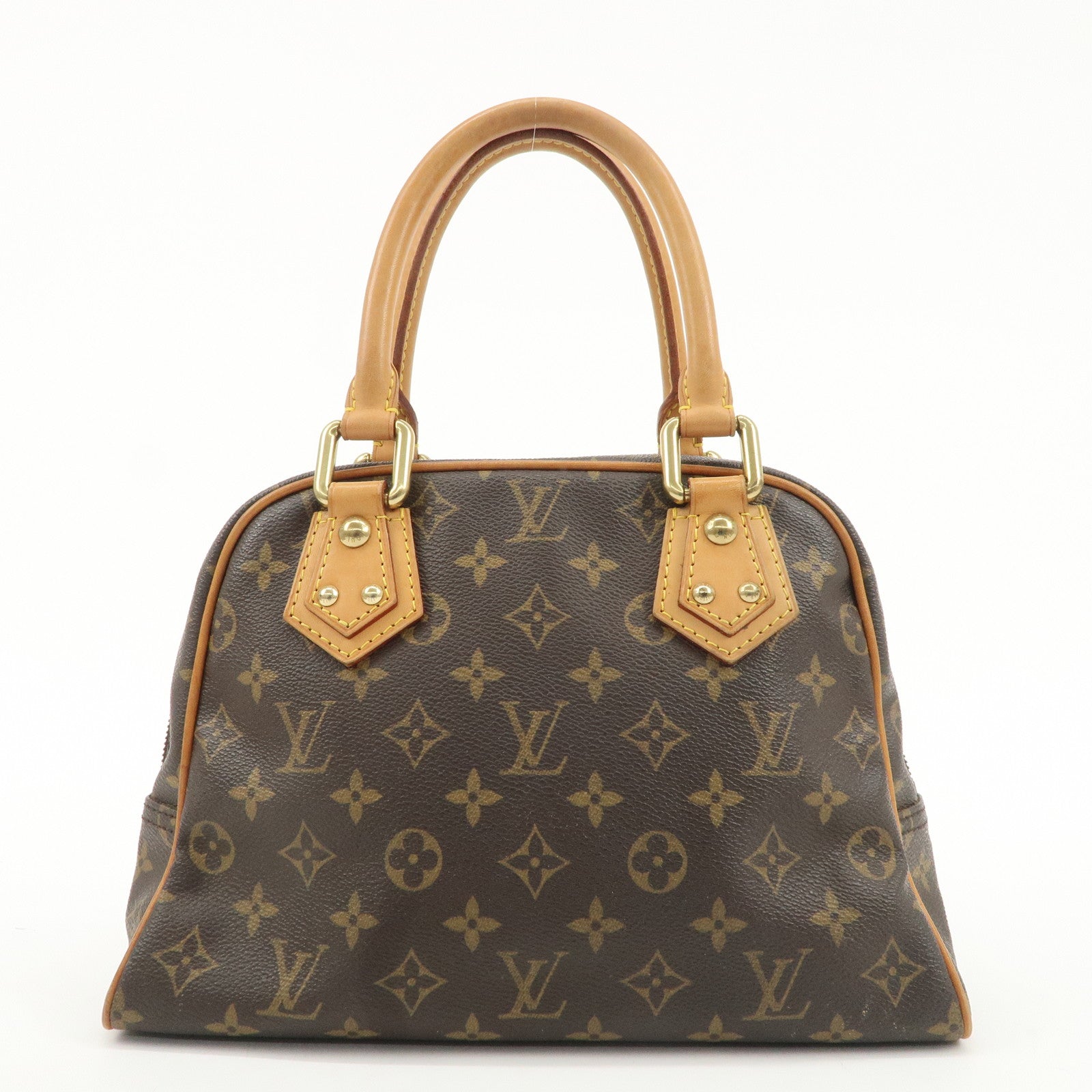 Louis Vuitton Monogram Manhattan PM Hand Bag M40026 Used