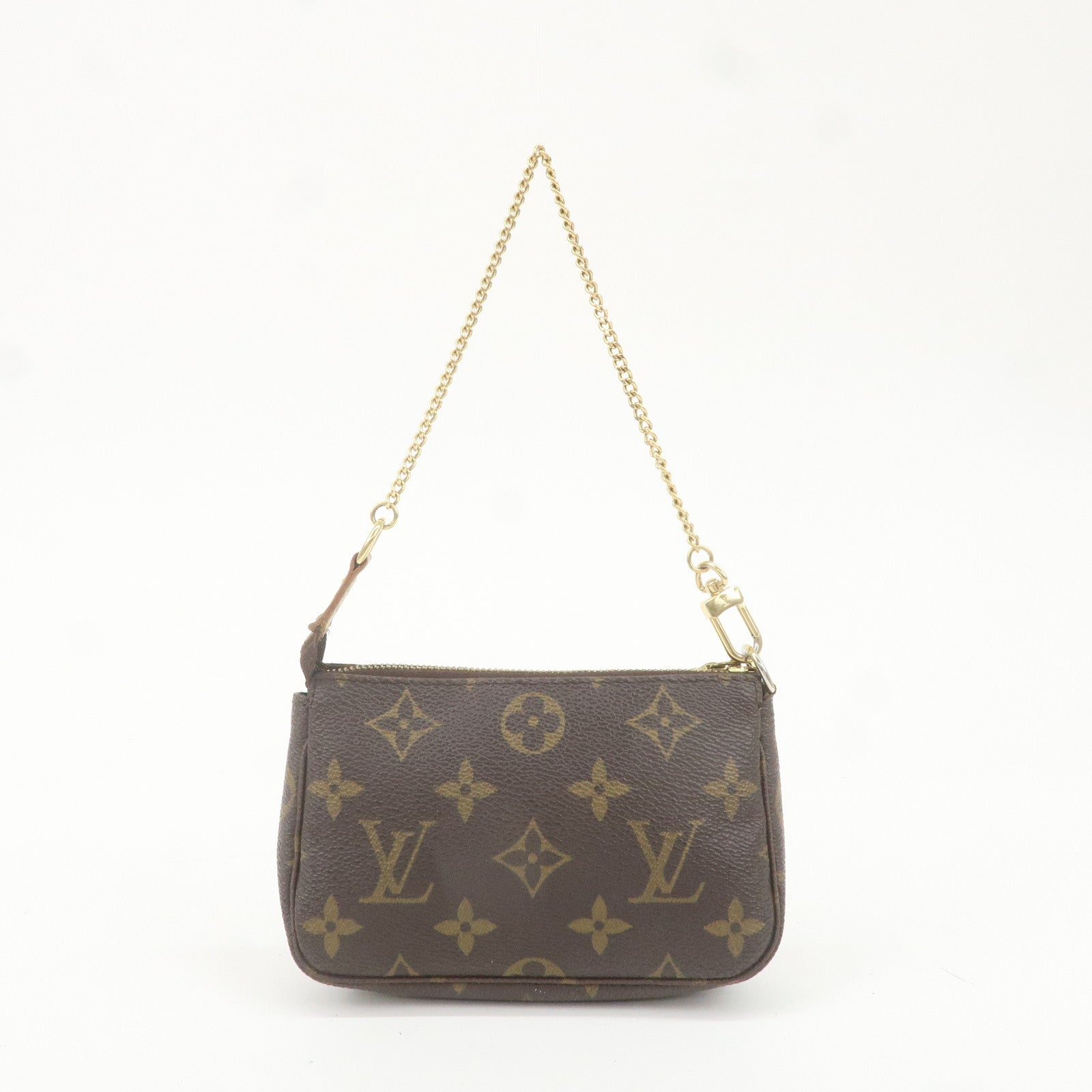 Louis Vuitton Monogram Mini Pochette Accessoires Brown M58009