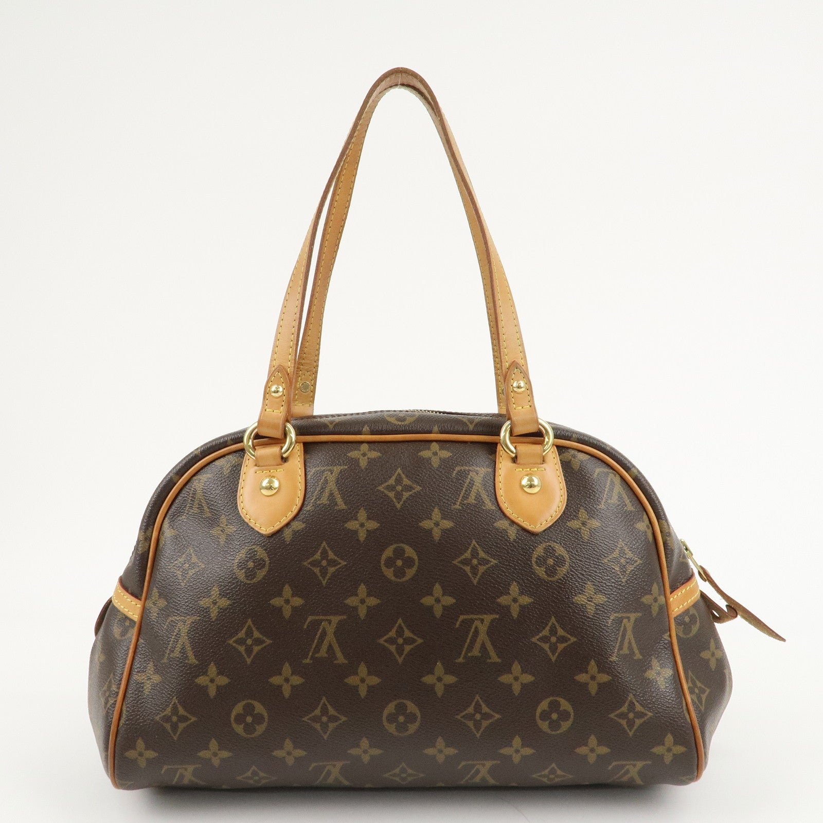 Louis Vuitton Monogram Montorgueil PM Hand Bag Brown M95565 Used