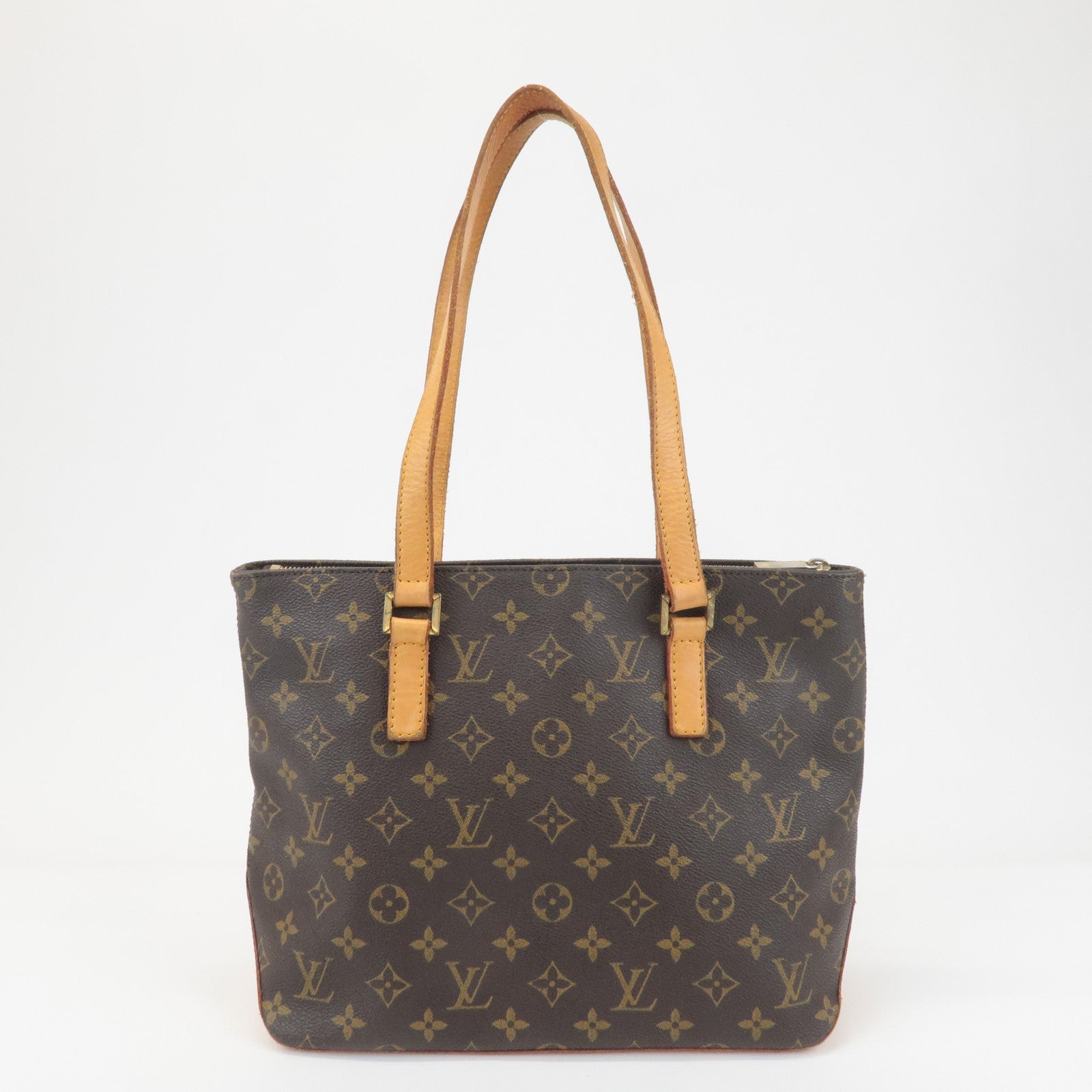 Louis Vuitton Monogram Cabas Piano Tote Bag Hand Bag M51148 Used