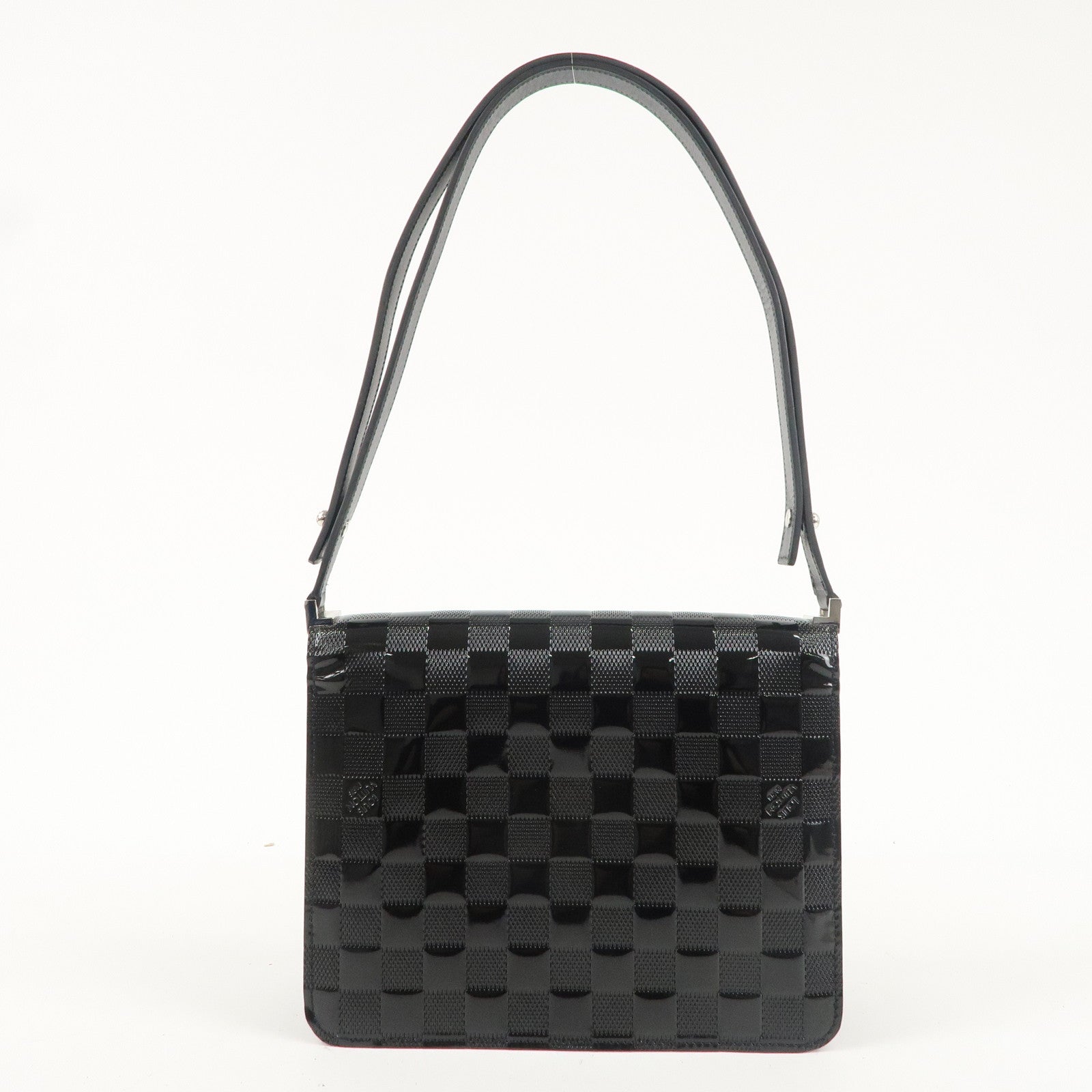 Louis Vuitton Damier Vernis Cabaret Shoulder Bag Noir M92124