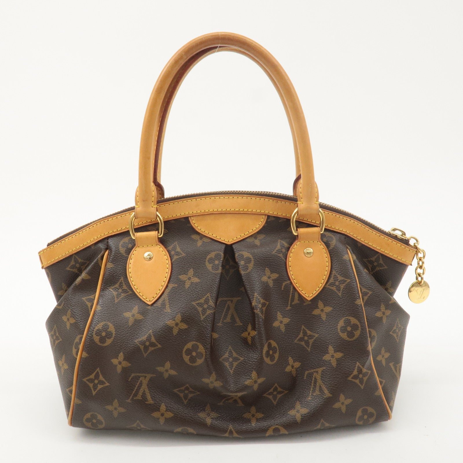 Louis Vuitton Monogram Tivoli PM Hand Bag Brown M40143