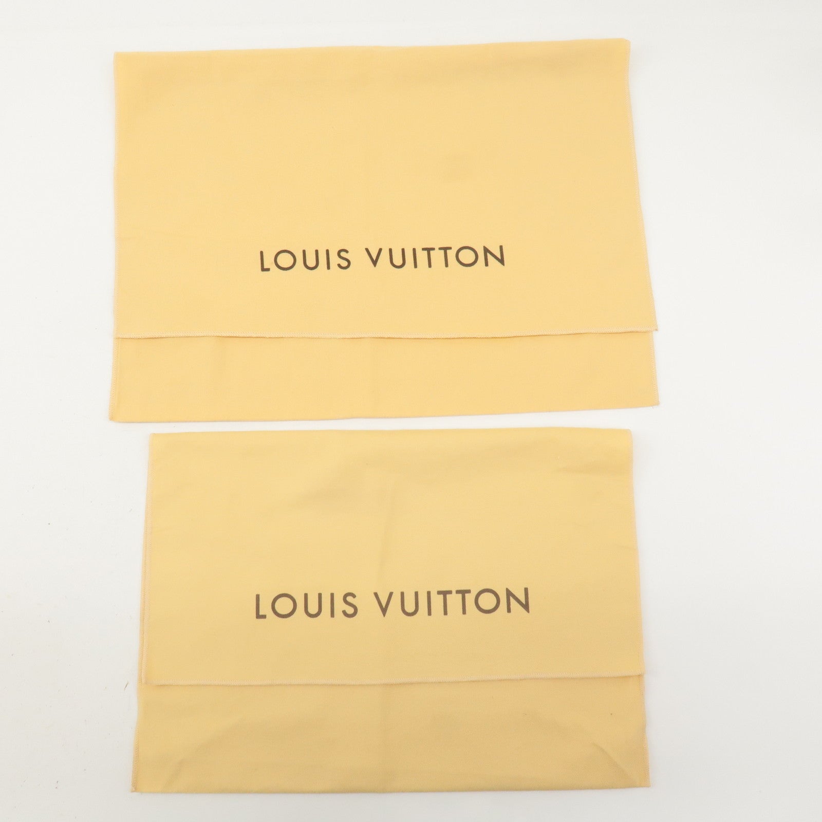 Louis Vuitton Set of 10 Dust Bag Storage Bag Flap Beige