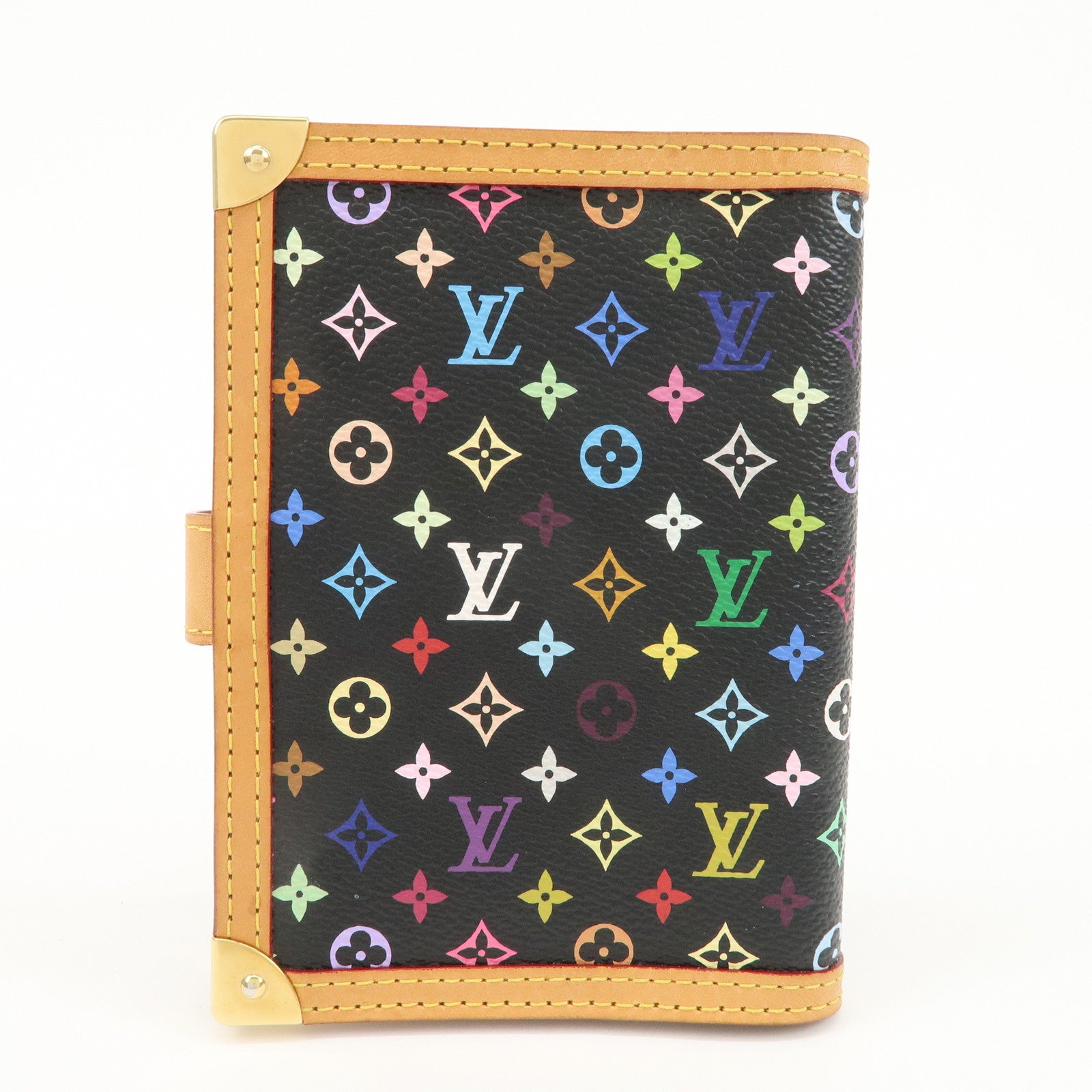 Louis Vuitton Monogram Multi Color Agenda PM Planner Cover R20895 Used