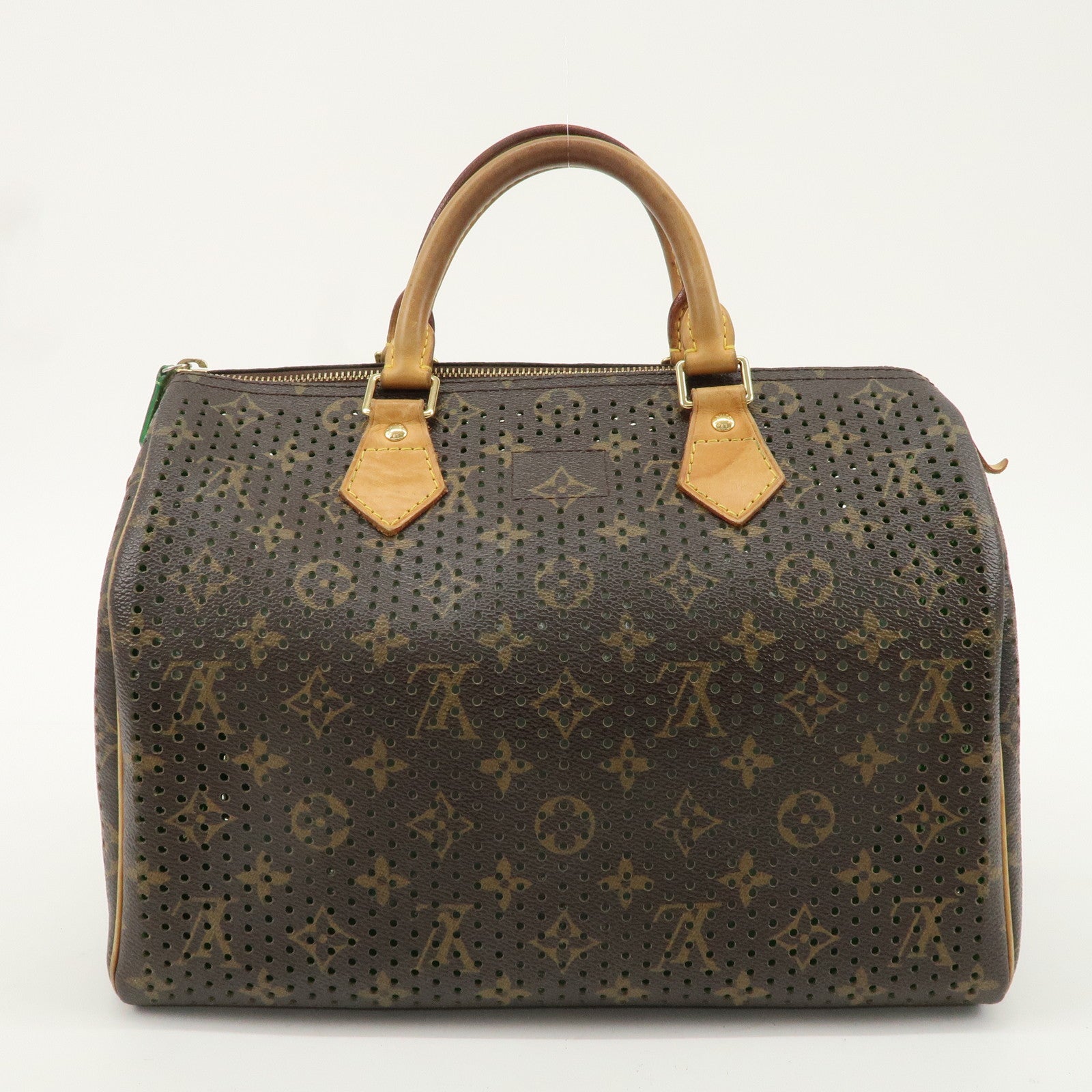 Louis Vuitton Monogram Perfo Speedy 30 Boston Bag M95181