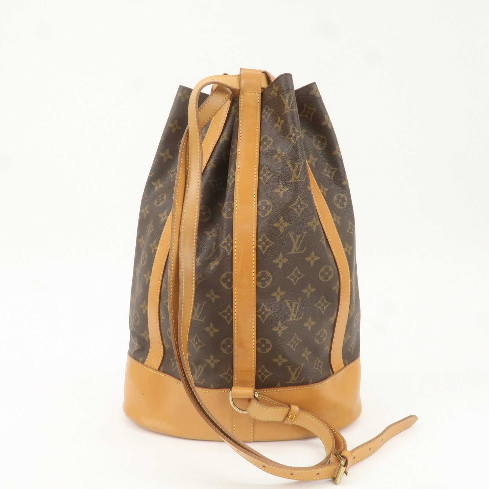 Louis Vuitton Monogram Randonee GM Laundry Bag Brown M42244