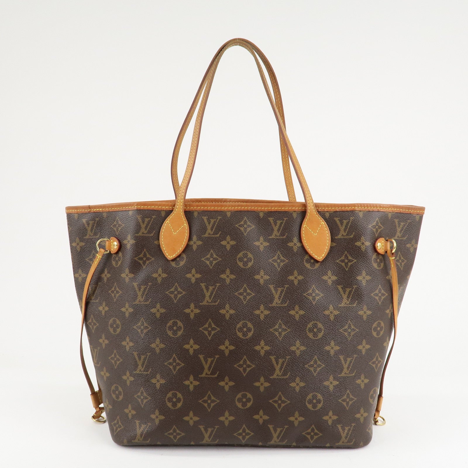 Louis Vuitton Monogram Neverfull MM Tote Bag Fuchisia M40996 Used