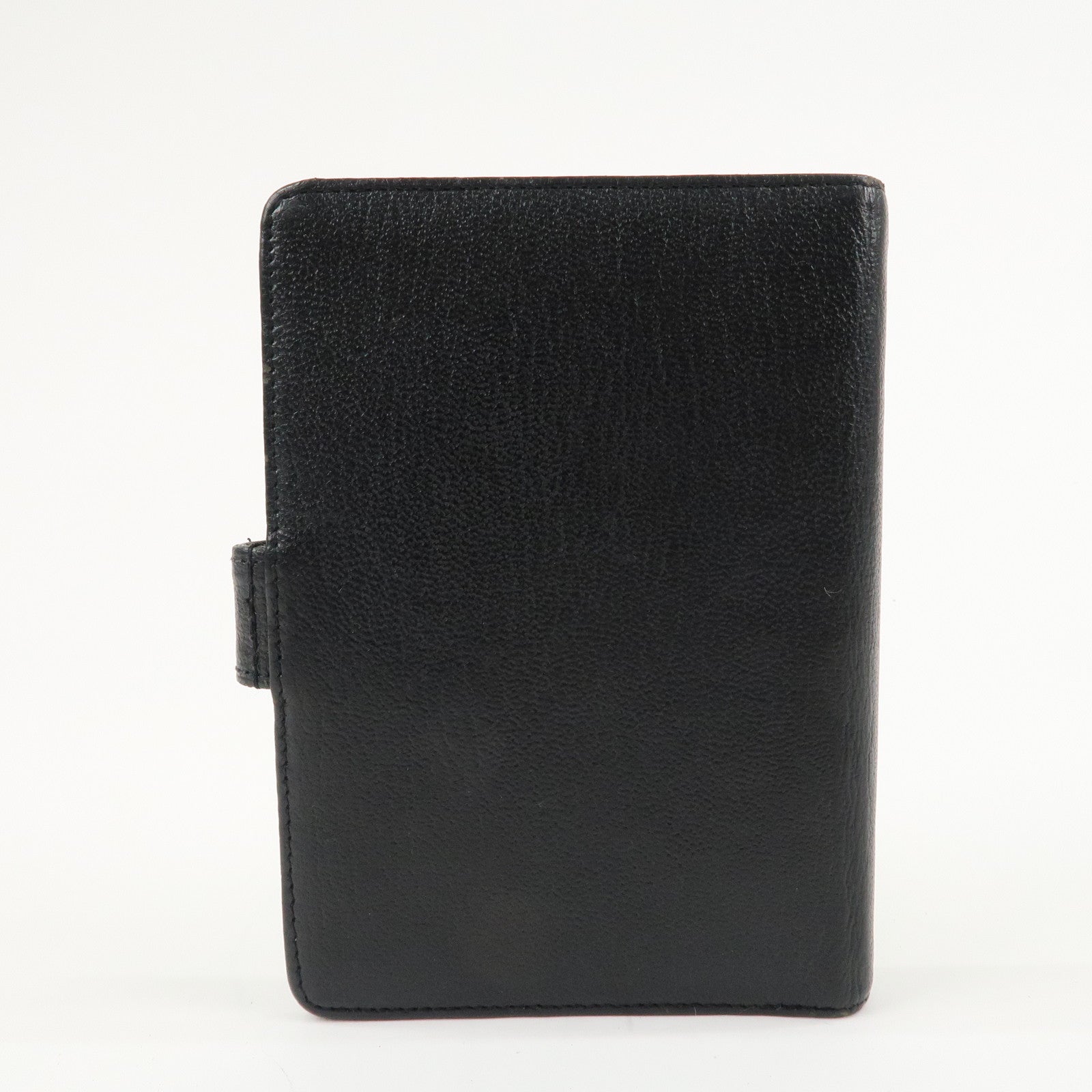 CHANEL COCO Mark Leather Planner Cover Black Used