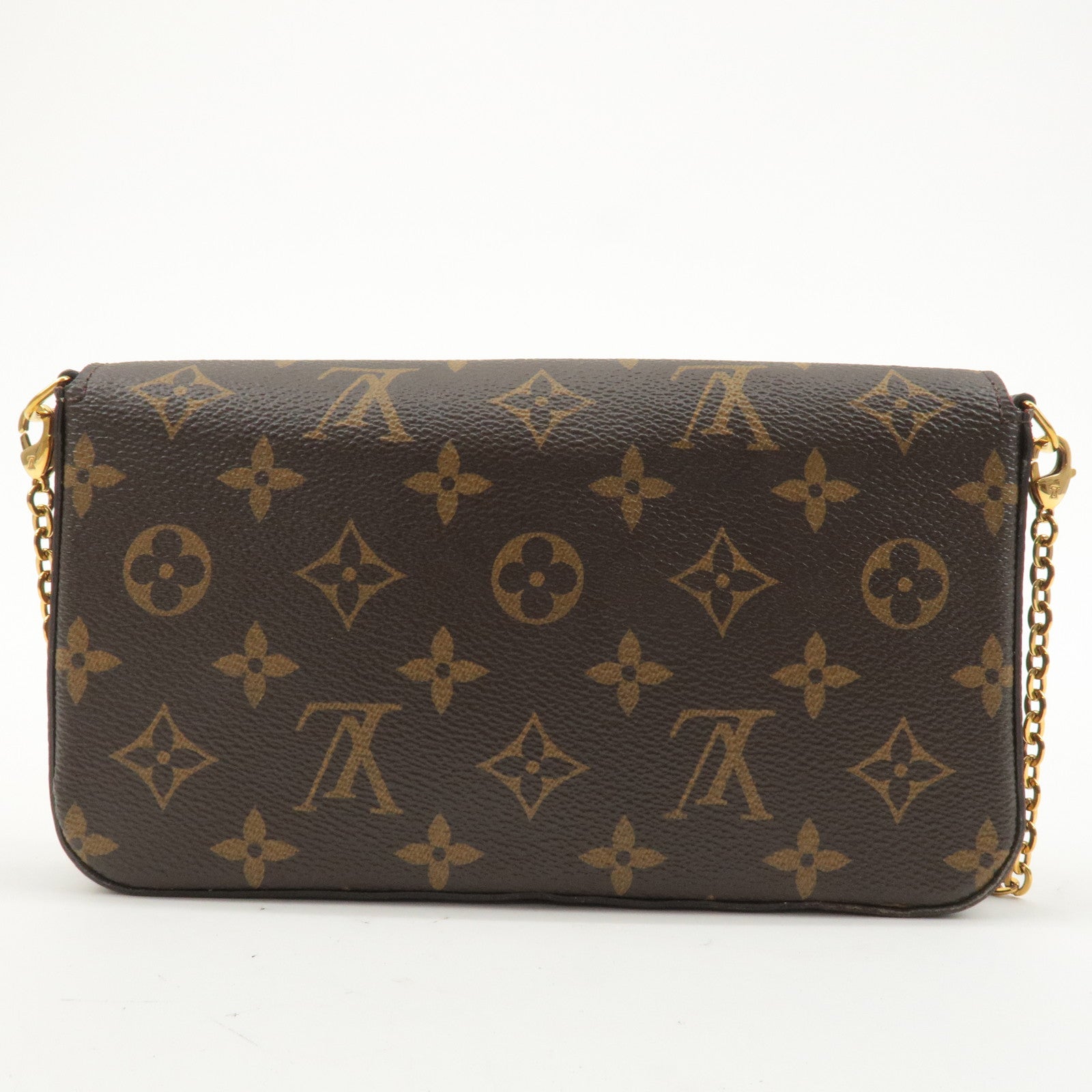 Louis Vuitton Monogram Pochette Félicie Shoulder Bag Brown M61276