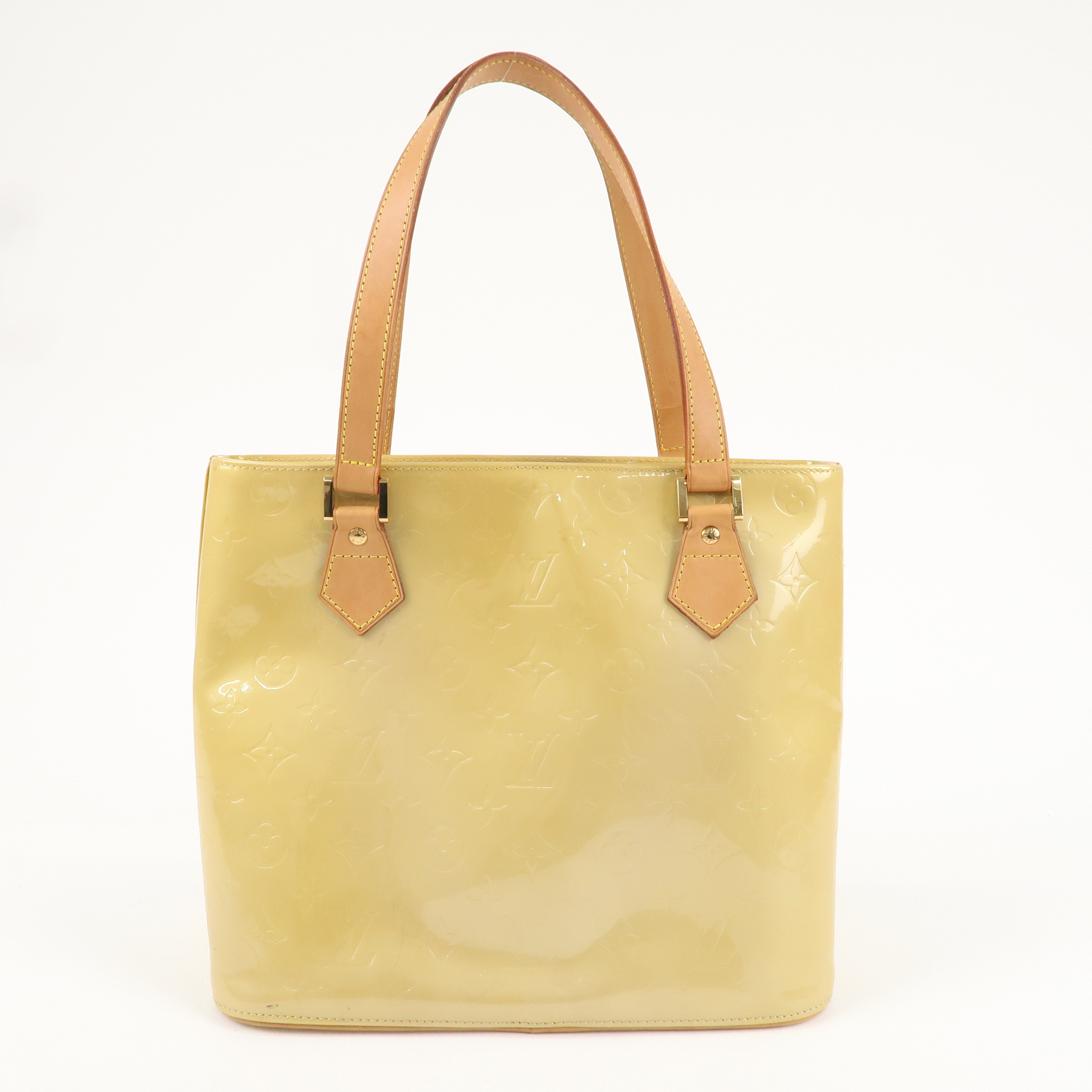 Louis Vuitton Monogram Vernis Houston Tote Bag Beige M91004