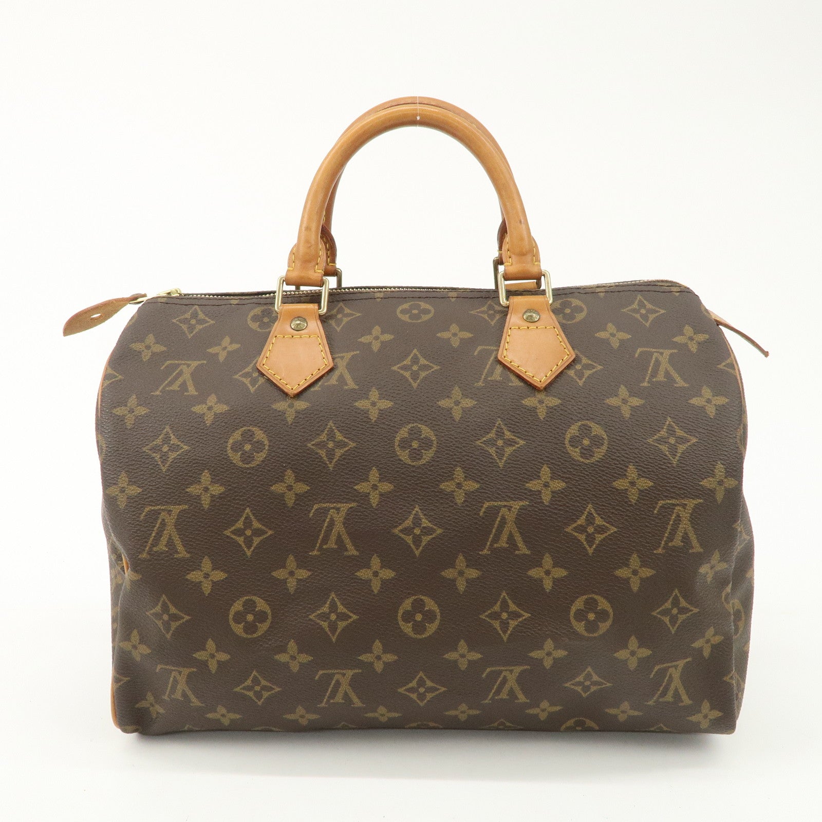 Louis Vuitton Monogram Speedy 30 Hand Bag Boston Bag M41526 Used