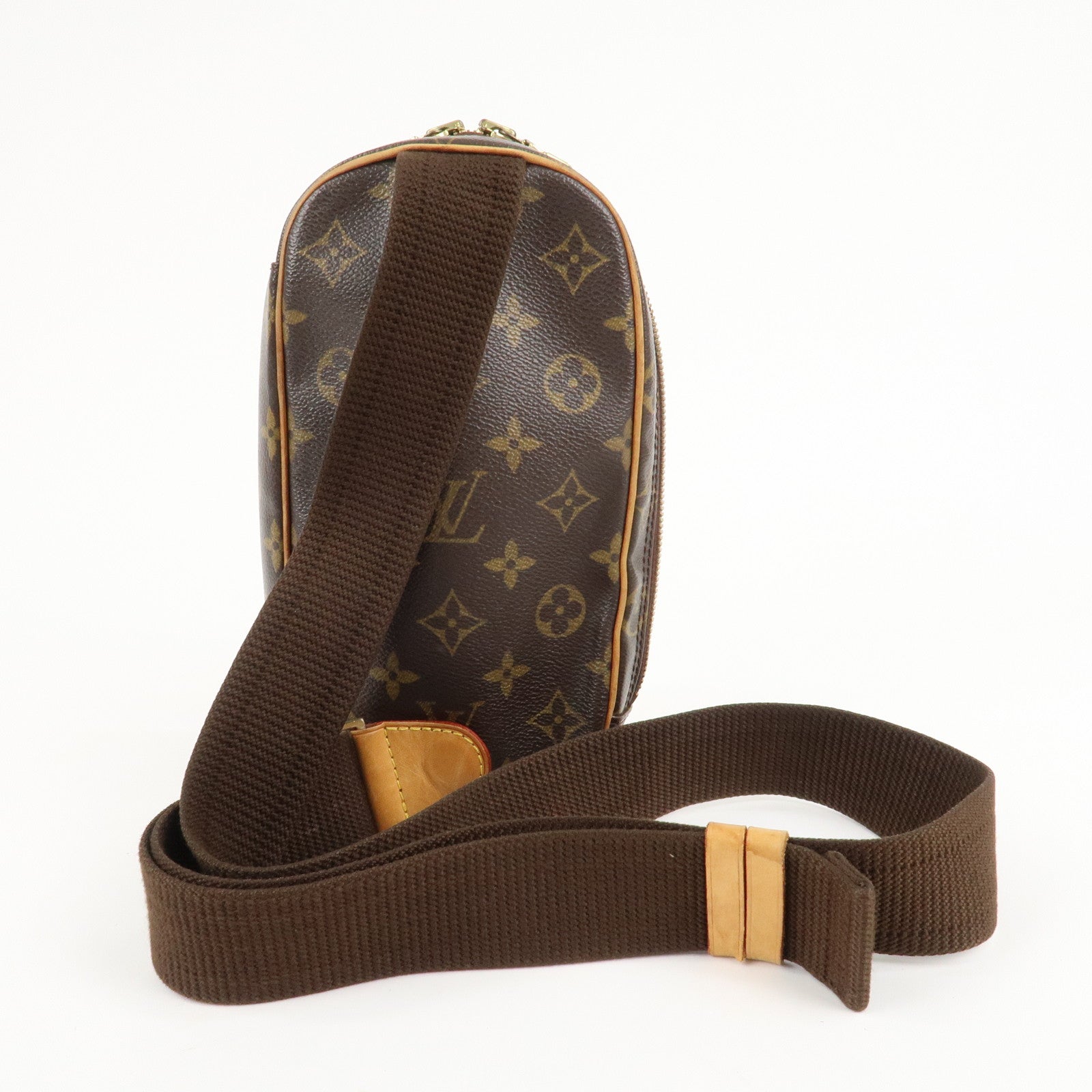 Louis Vuitton Monogram Pochette Gange Cross Body Bag M51870 Used