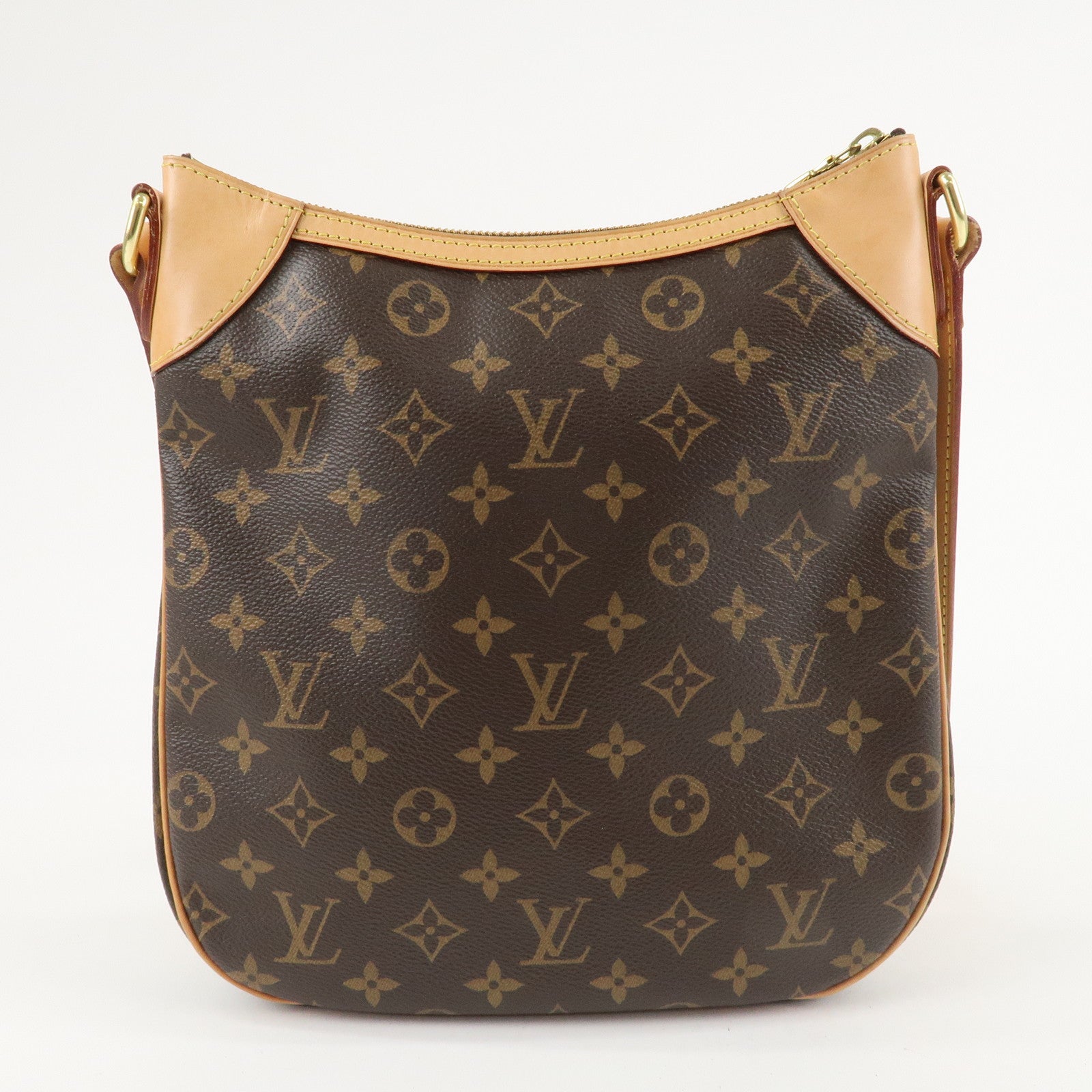 Louis Vuitton Monogram Odeon PM Shoulder Bag Brown M56390 Used