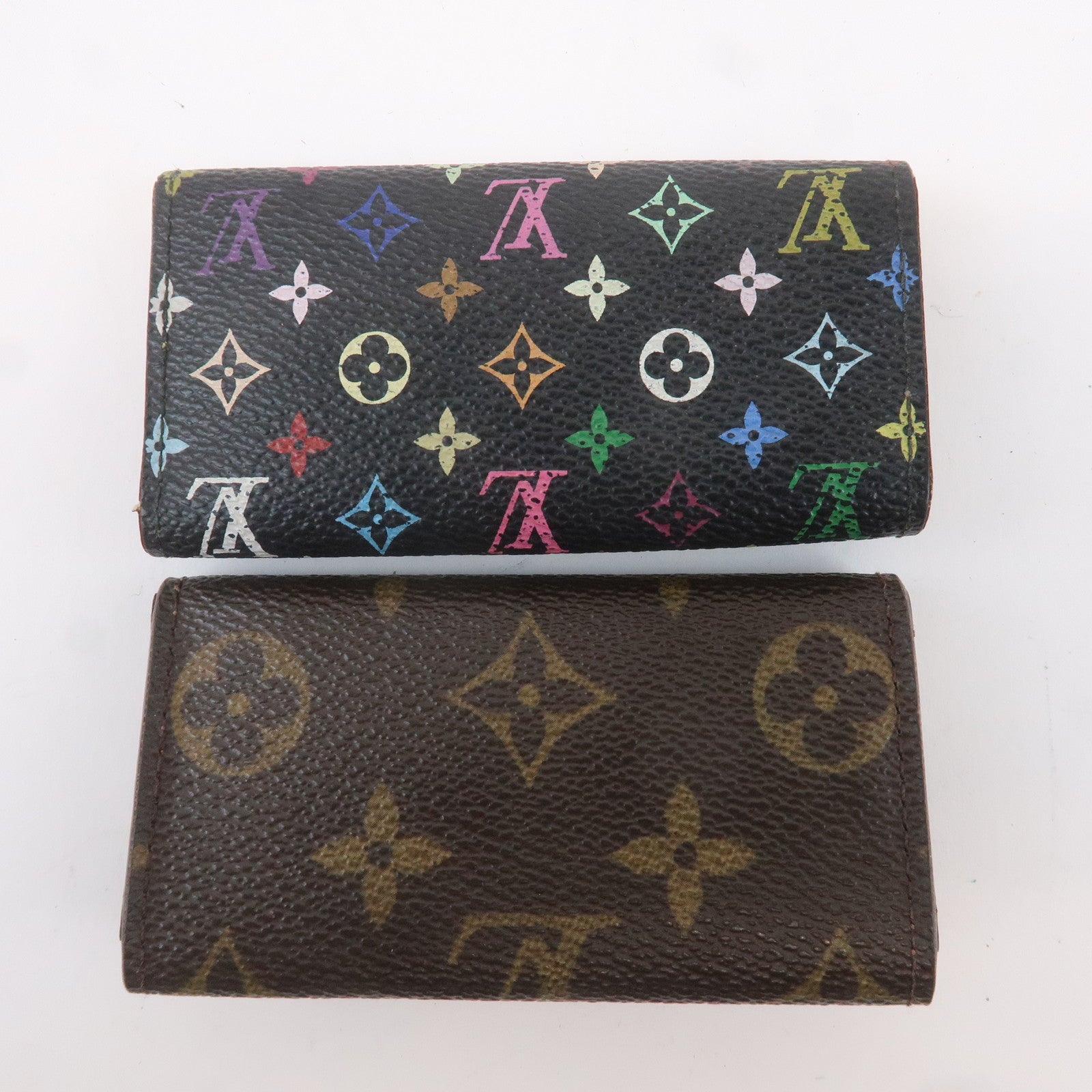 Louis Vuitton Monogram Set of 2 Multicles 4 Key Case M60044 M62631