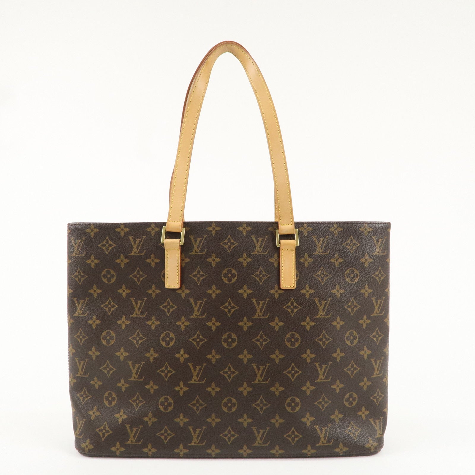 Louis Vuitton Monogram Luco Tote Bag Hand Bag Brown M51155