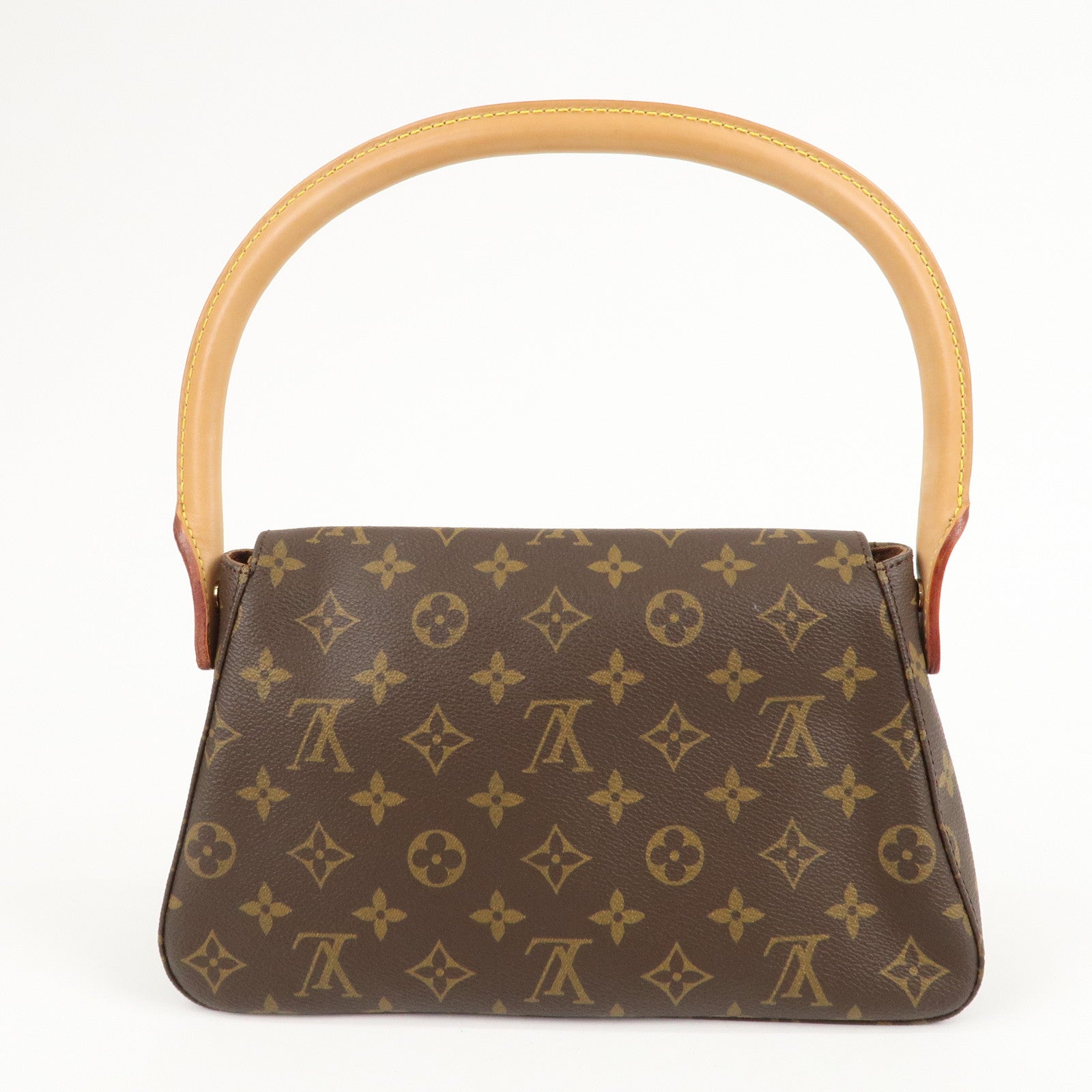 Louis Vuitton Monogram Mini Looping Shoulder Bag Hand Bag M51147 Used