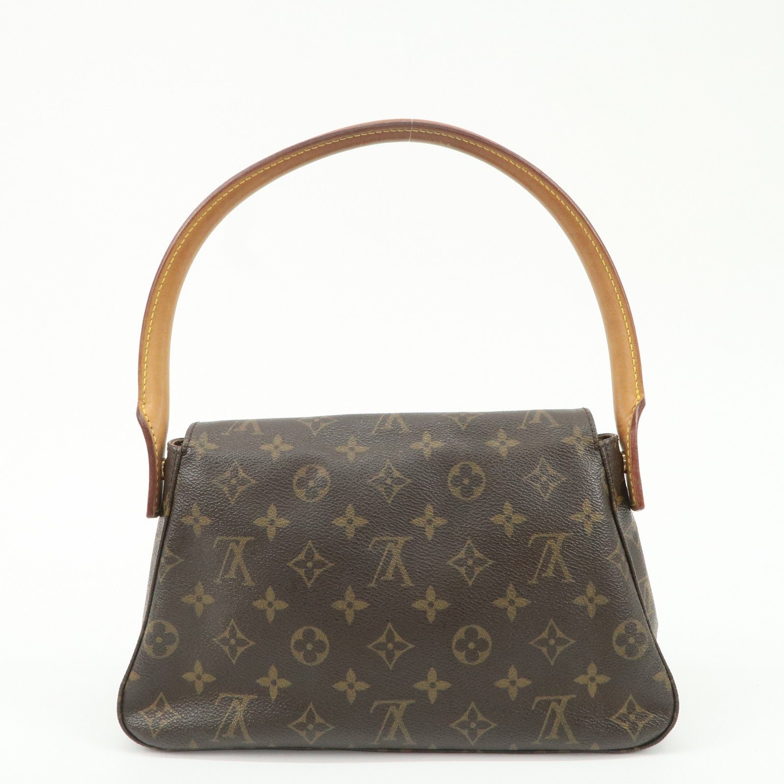 Louis Vuitton Monogram Mini Looping Shoulder Bag Hand Bag M51147 Used