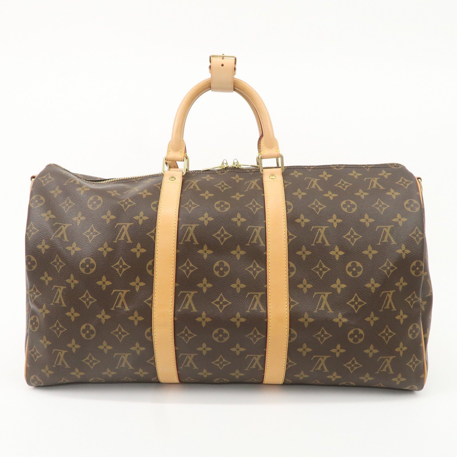 Louis Vuitton Monogram Keep All Bandouliere 50 Boston Bag M41416 Used