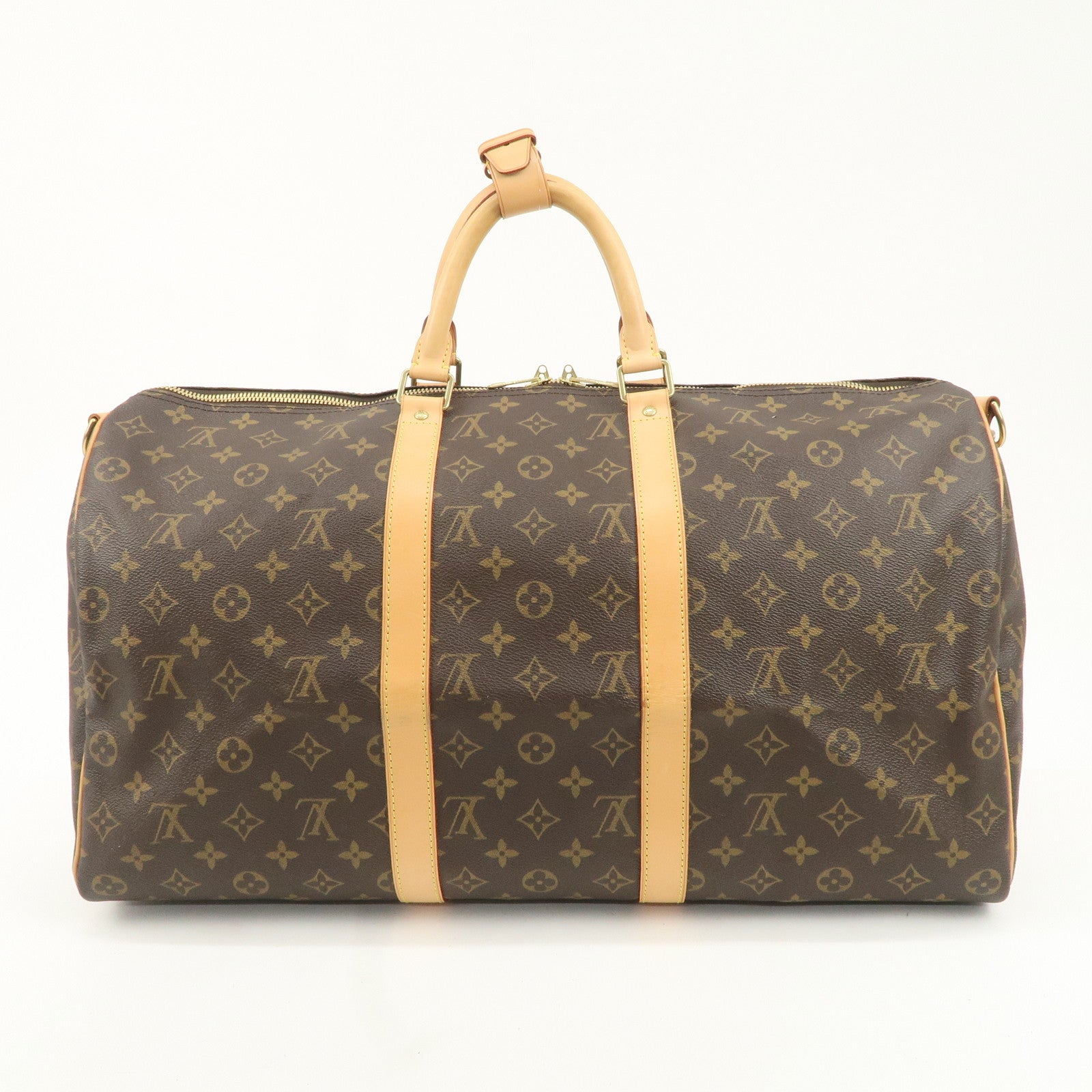 Louis Vuitton Monogram Keep All Bandouliere 50 Boston Bag M41416 Used