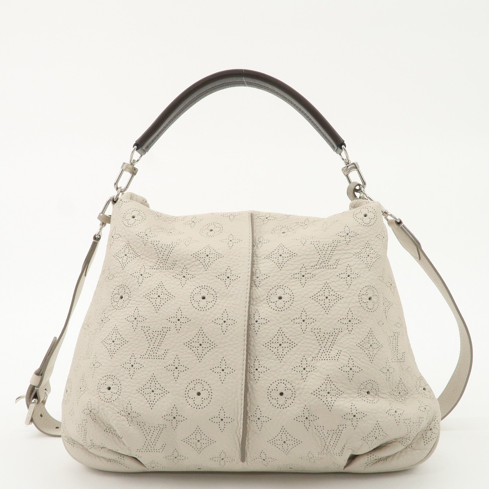 Louis Vuitton Monogram Mahina Selene PM Shoulder Bag Blanc M94275