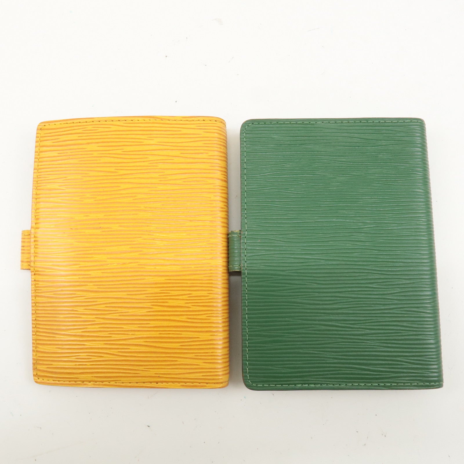 Louis Vuitton Epi Agenda PM Set of 2 Planner Cover R20059 R20054