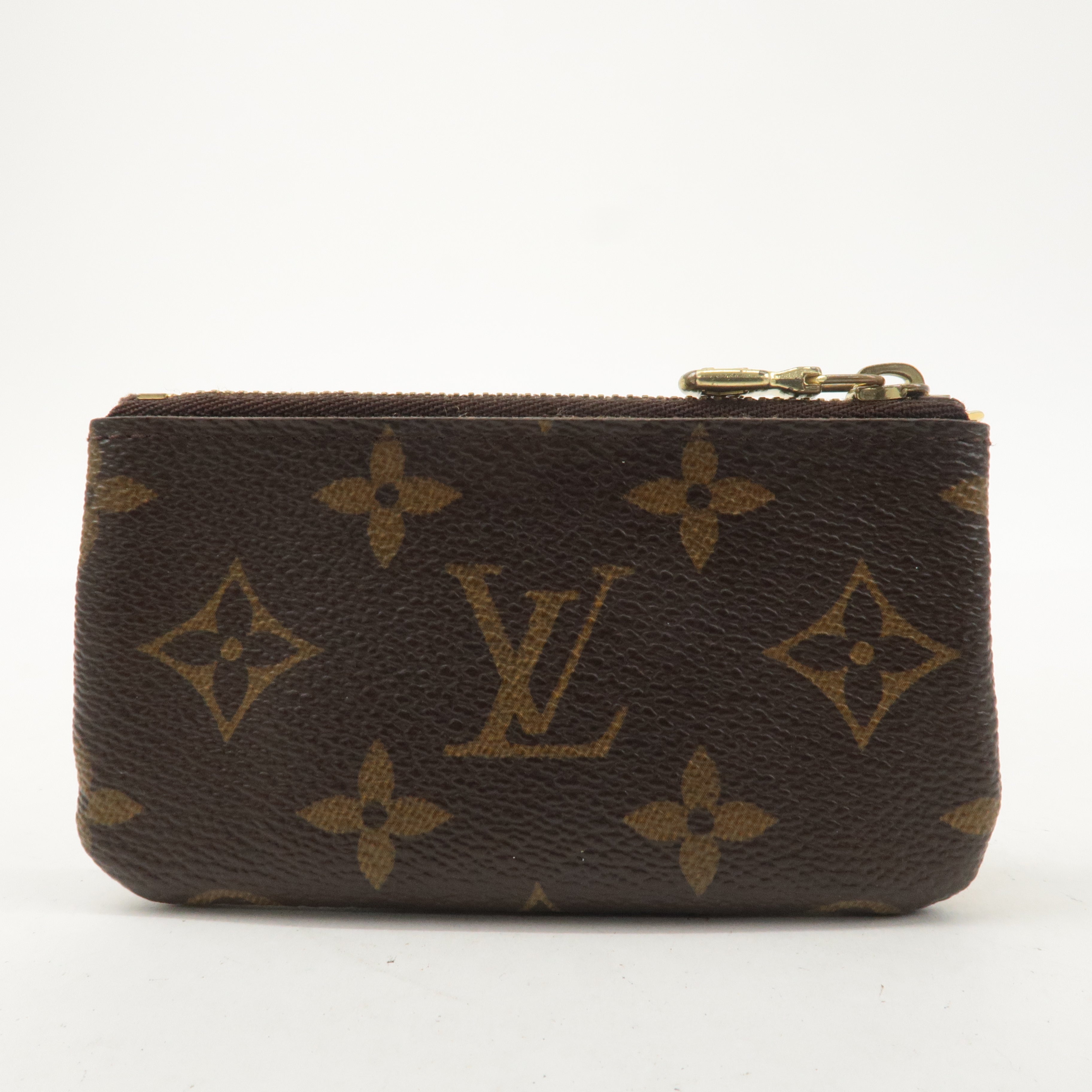 Louis Vuitton Monogram Pochette Cles Coin Case Key Case  M62650