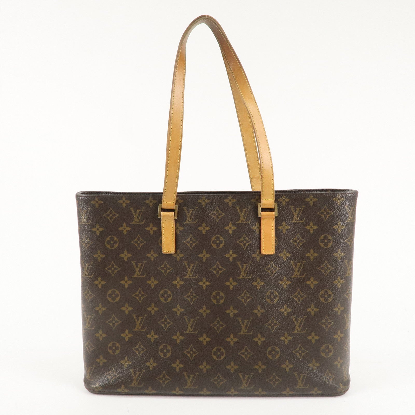 Louis Vuitton Monogram Luco Tote Bag Hand Bag Brown M51155