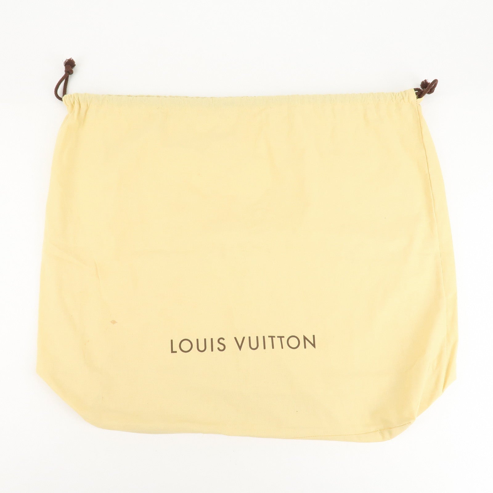 Louis Vuitton Set of 10 Dust Bag Drawstring Style Beige Used