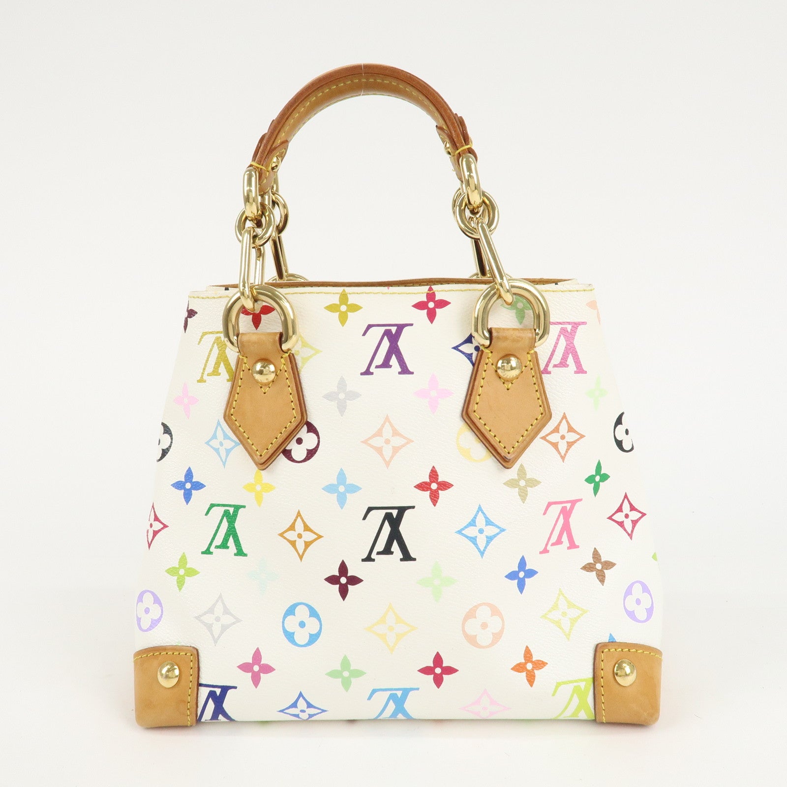 Louis Vuitton Monogram Multicolor Audra Hand Bag Blanc M40047