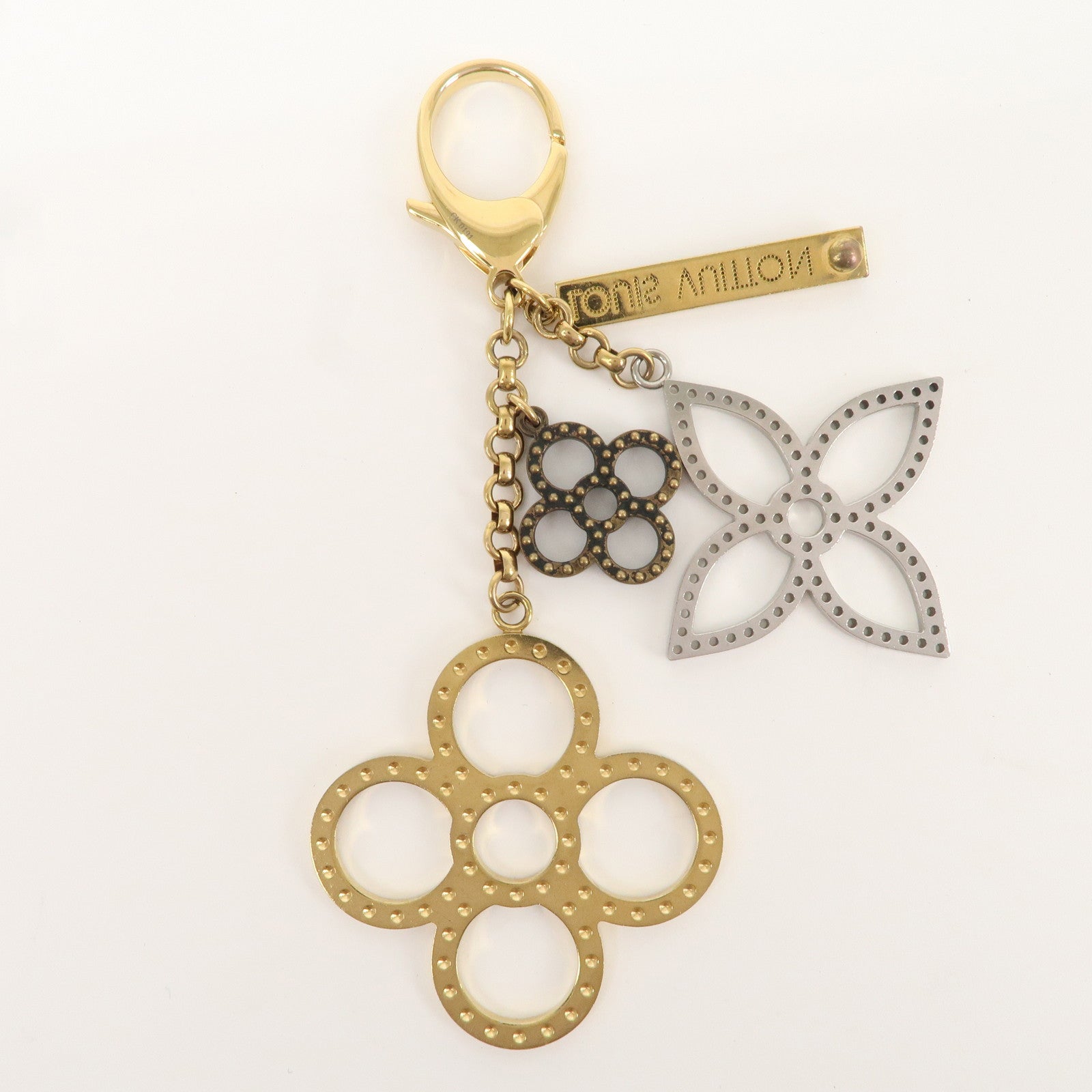 Louis Vuitton Bijoux Sac Tapage Bag Charm Gold Silver M66350