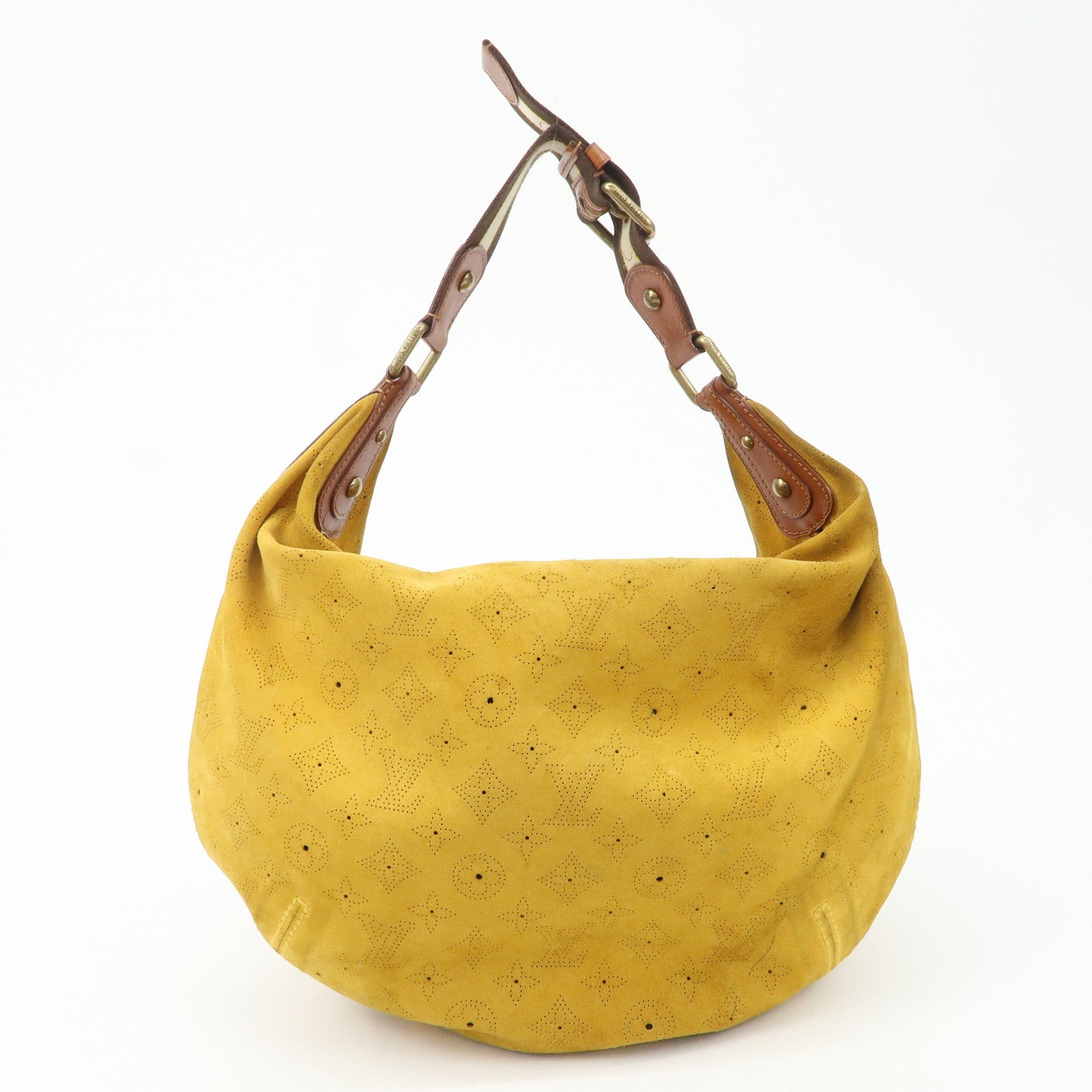 Louis Vuitton Monogram Mahina Onata GM Shoulder Bag Yellow M95118 Used