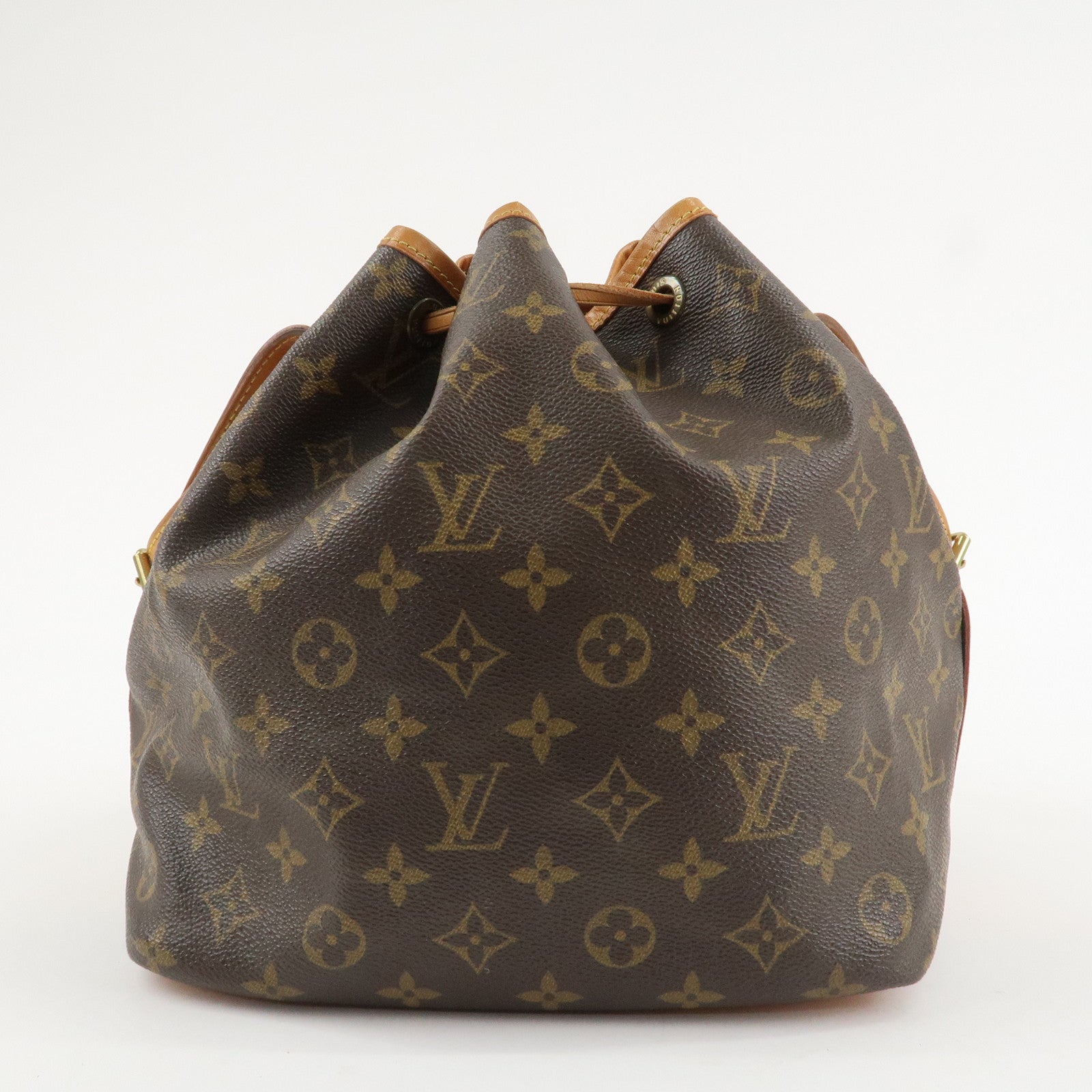 Louis Vuitton Monogram Petit Noe Shoulder Bag Brown M42226 Used