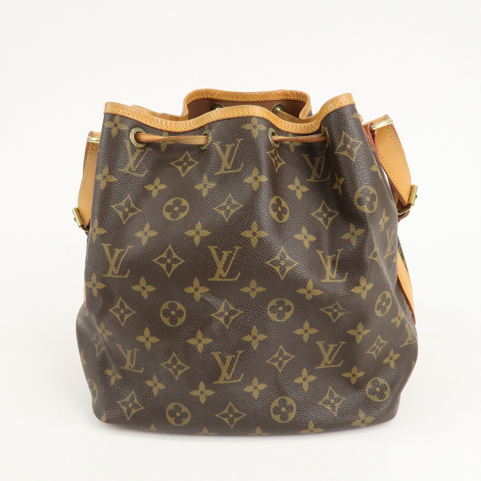 Louis Vuitton Monogram Petit Noe Shoulder Bag Brown M42226 Used