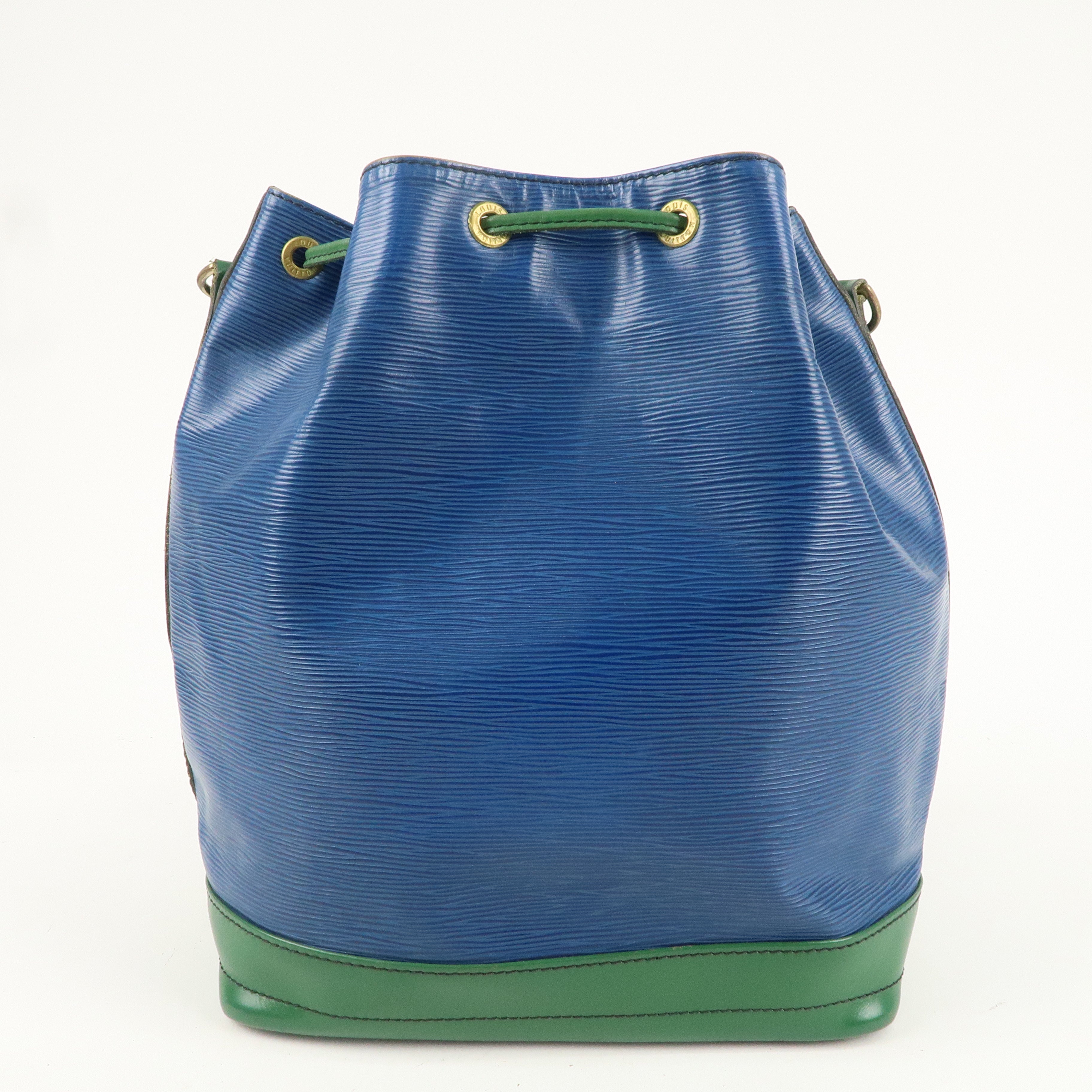 Louis Vuitton Epi Bi-Color Noe Shoulder Bag Blue Green M44044