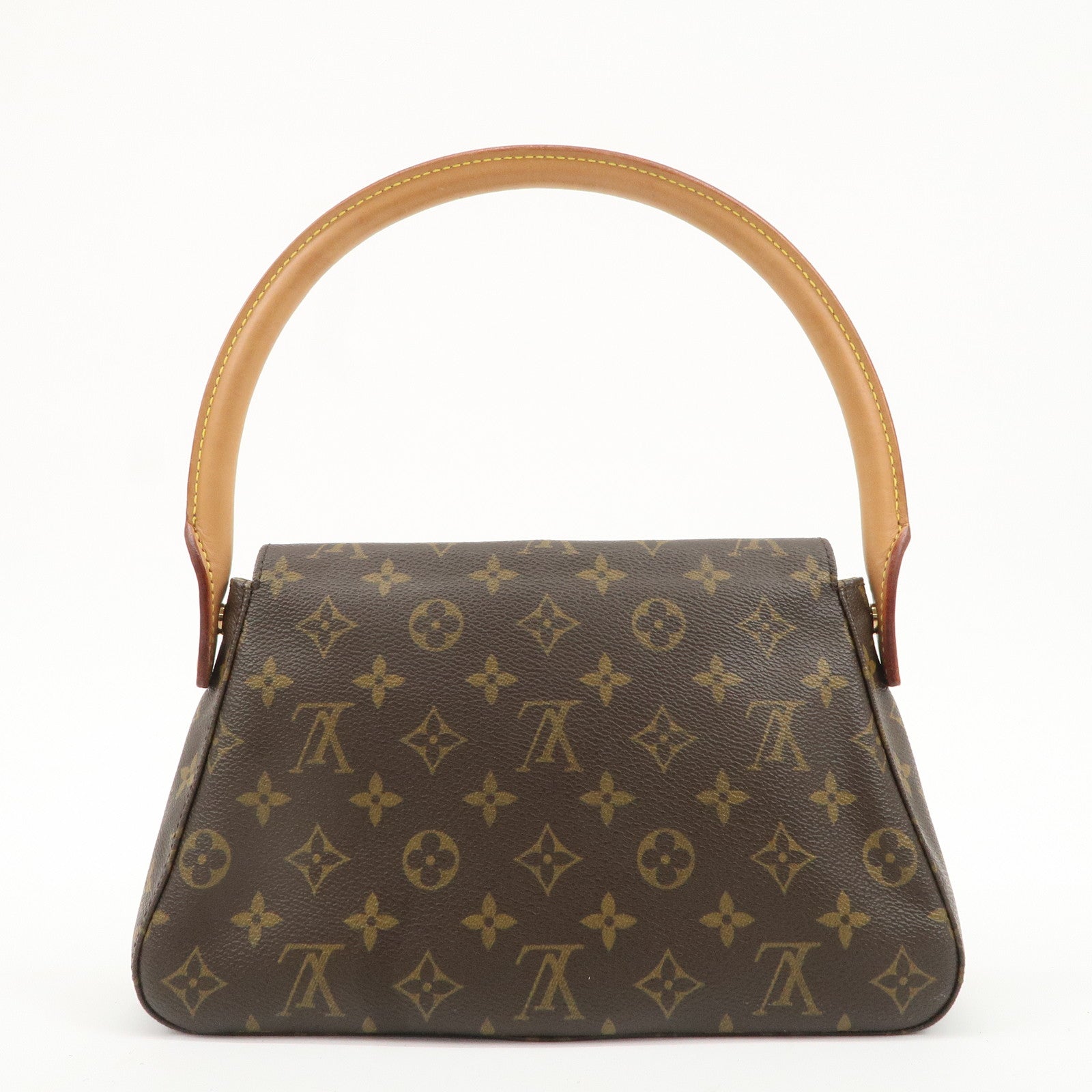 Louis Vuitton Monogram Mini Looping Shoulder Bag Hand Bag M51147 Used